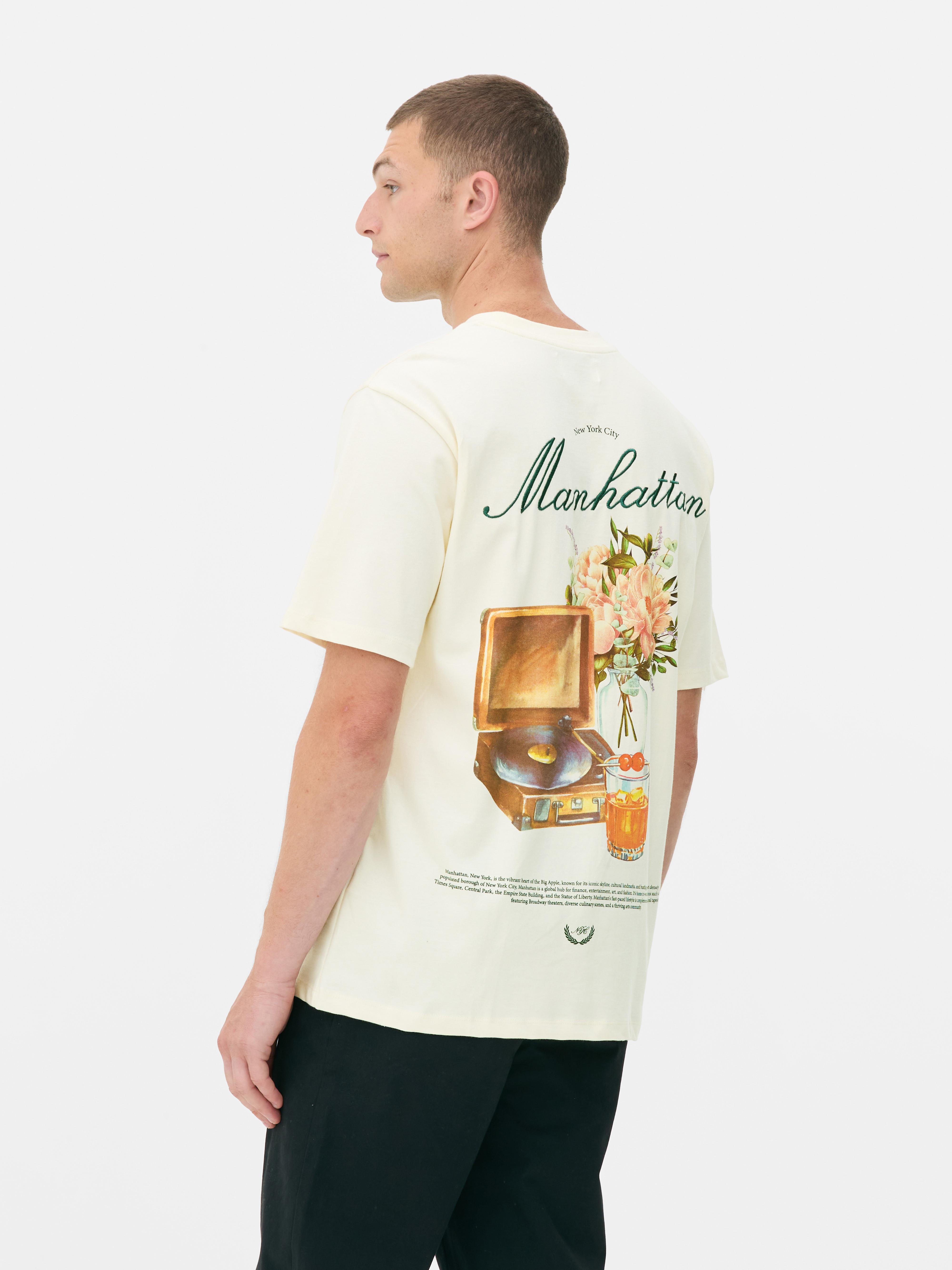 Maglietta con grafica Manhattan