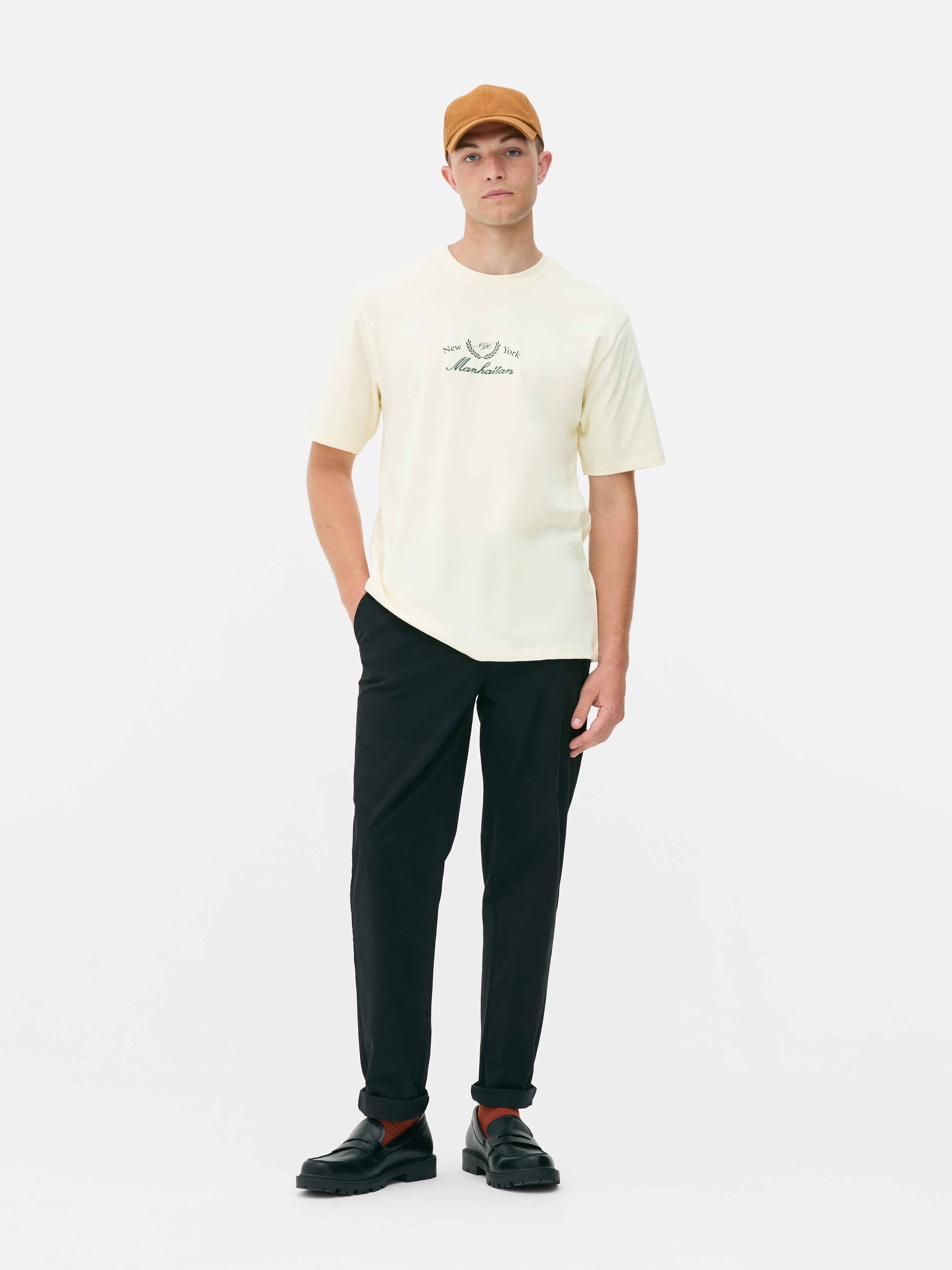 Camiseta con gráfico de Manhattan