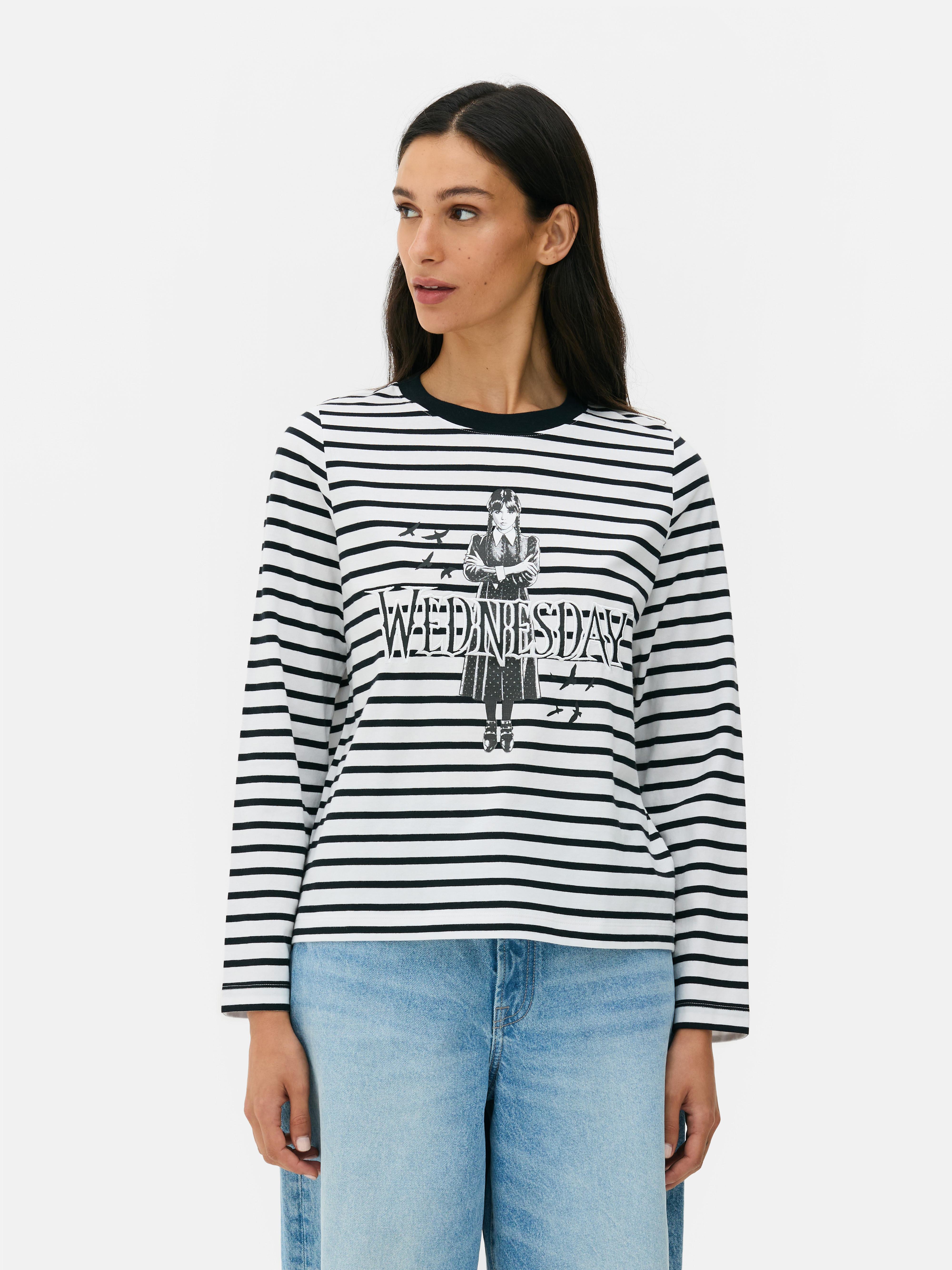 Wednesday Stripe Long Sleeve Tee