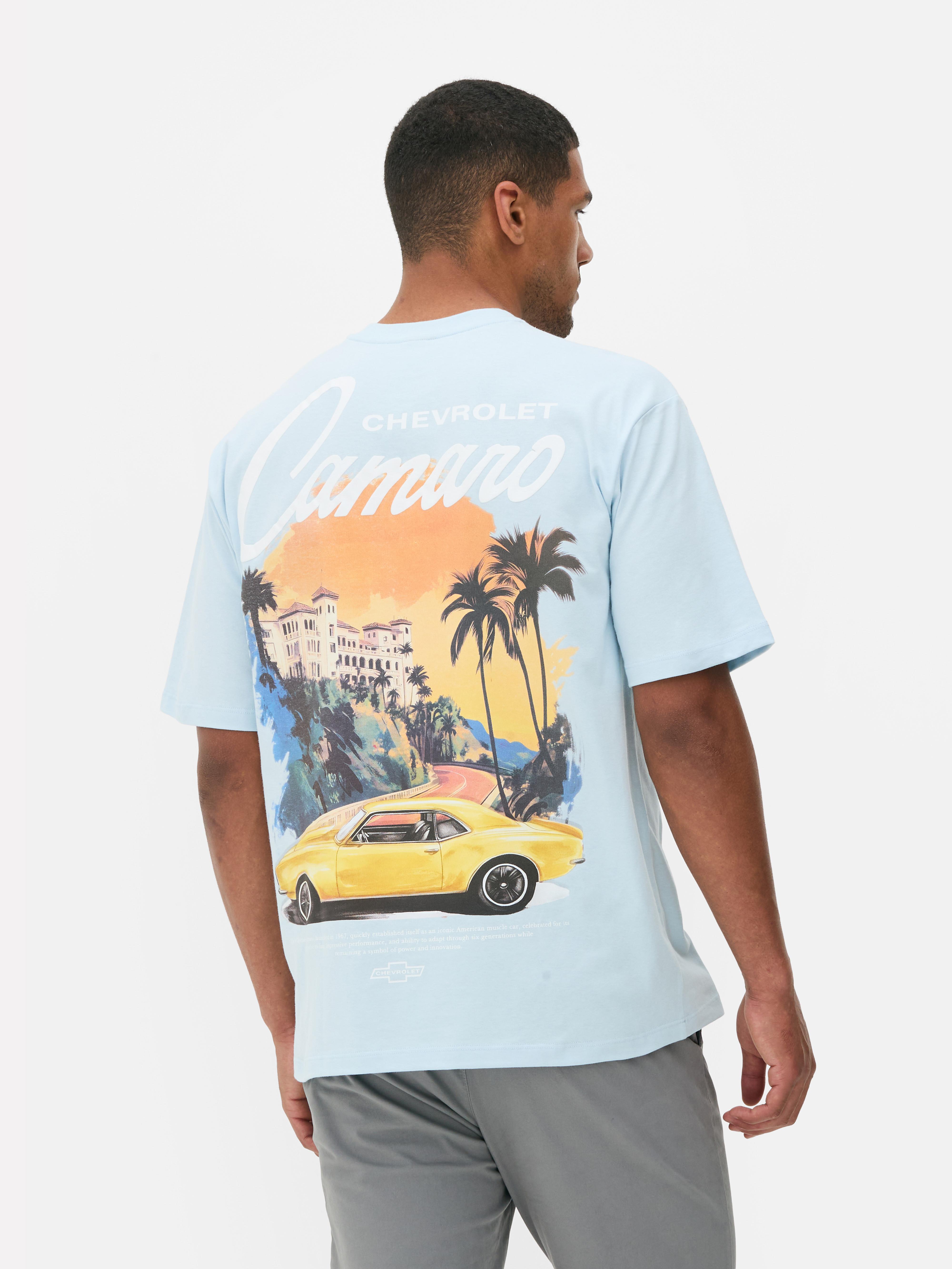 T-shirt met print Chevrolet Camaro