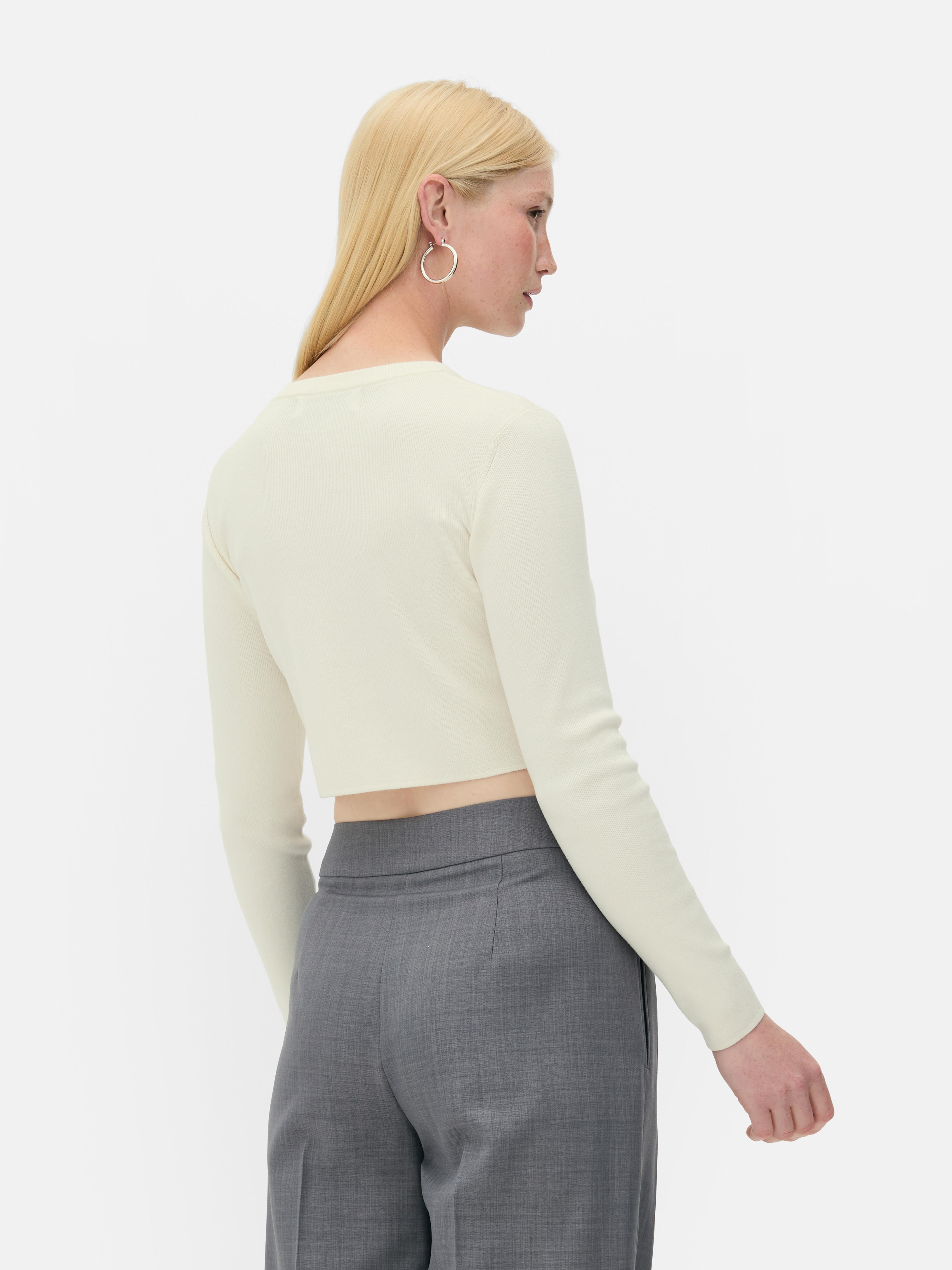 Gilet court à boutons