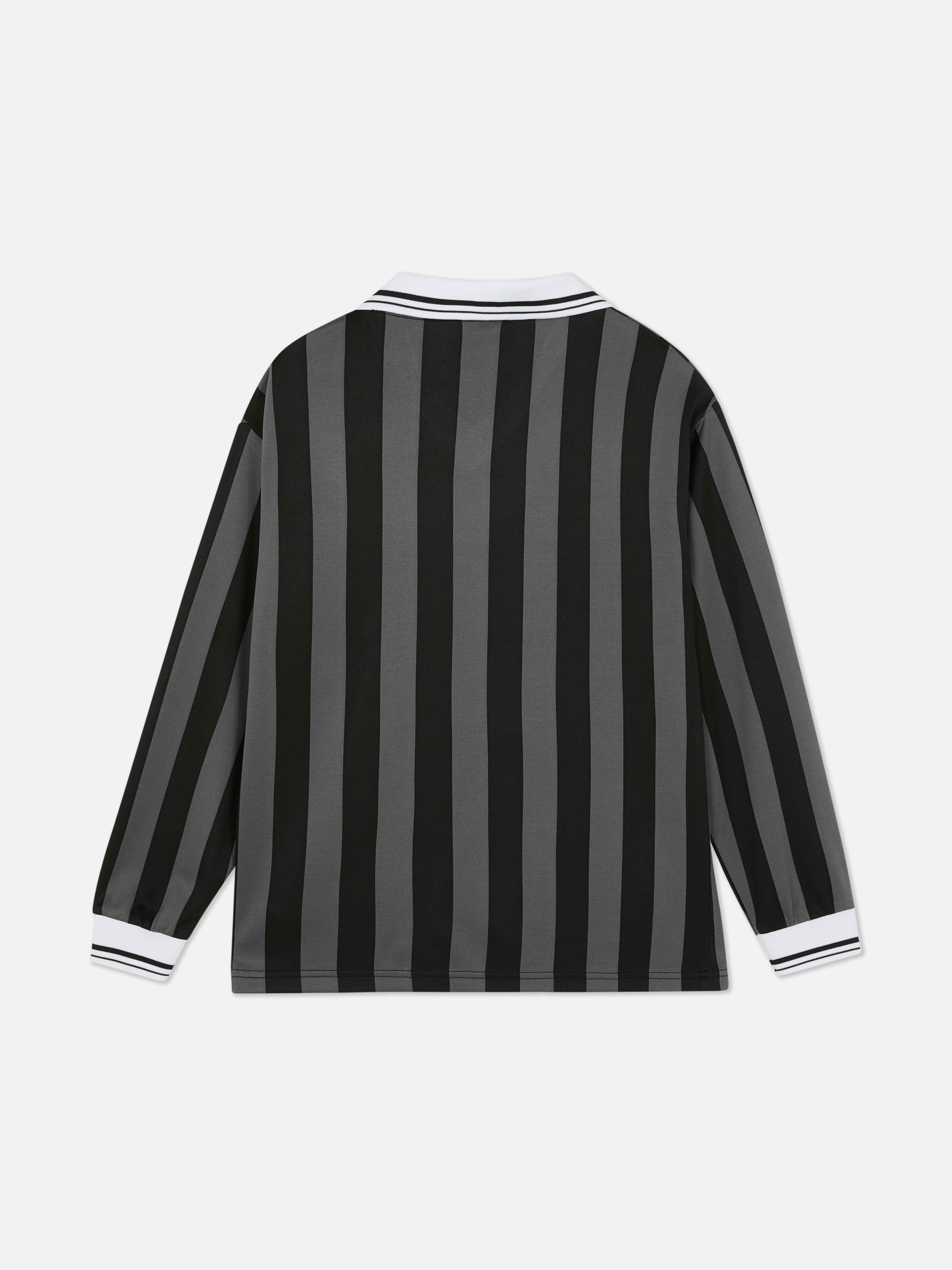 トップス mardi mercredi rugby shirt stripe gray トップス mardi mercredi rugby shirt stripe gray RUGBY SHIRT