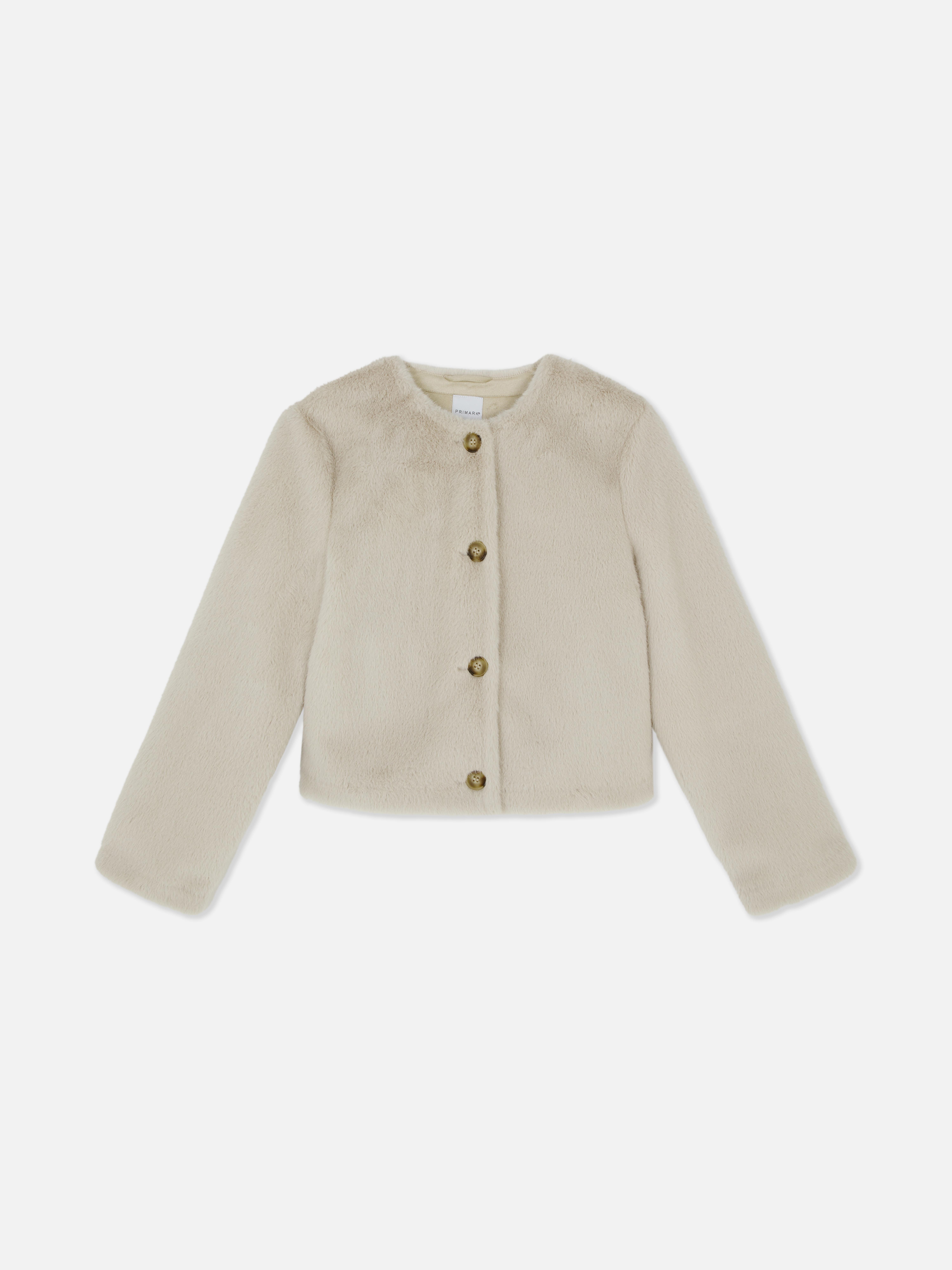 Veste courte duveteuse Paula Echevarría