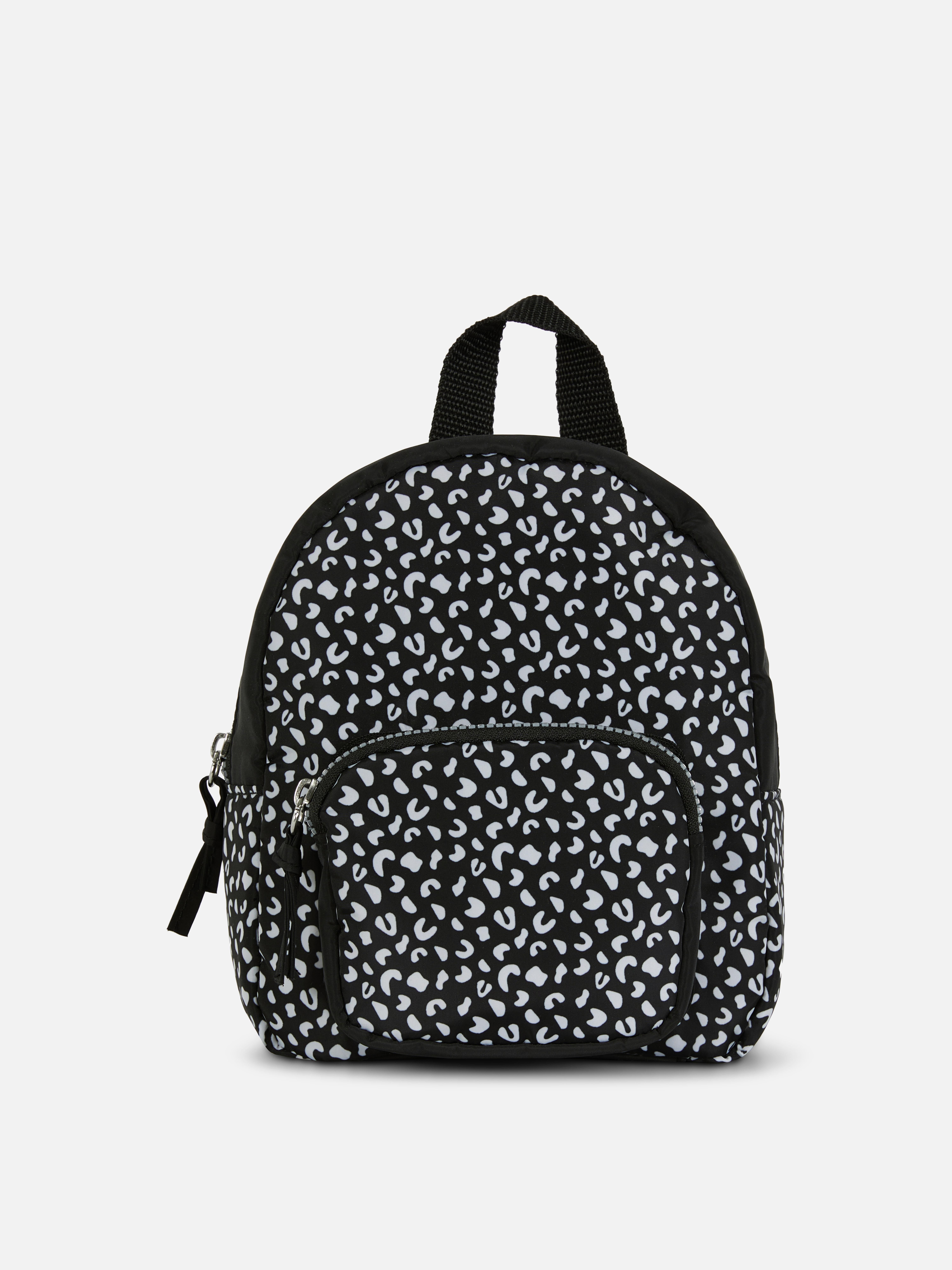Mochila con estampado de leopardo