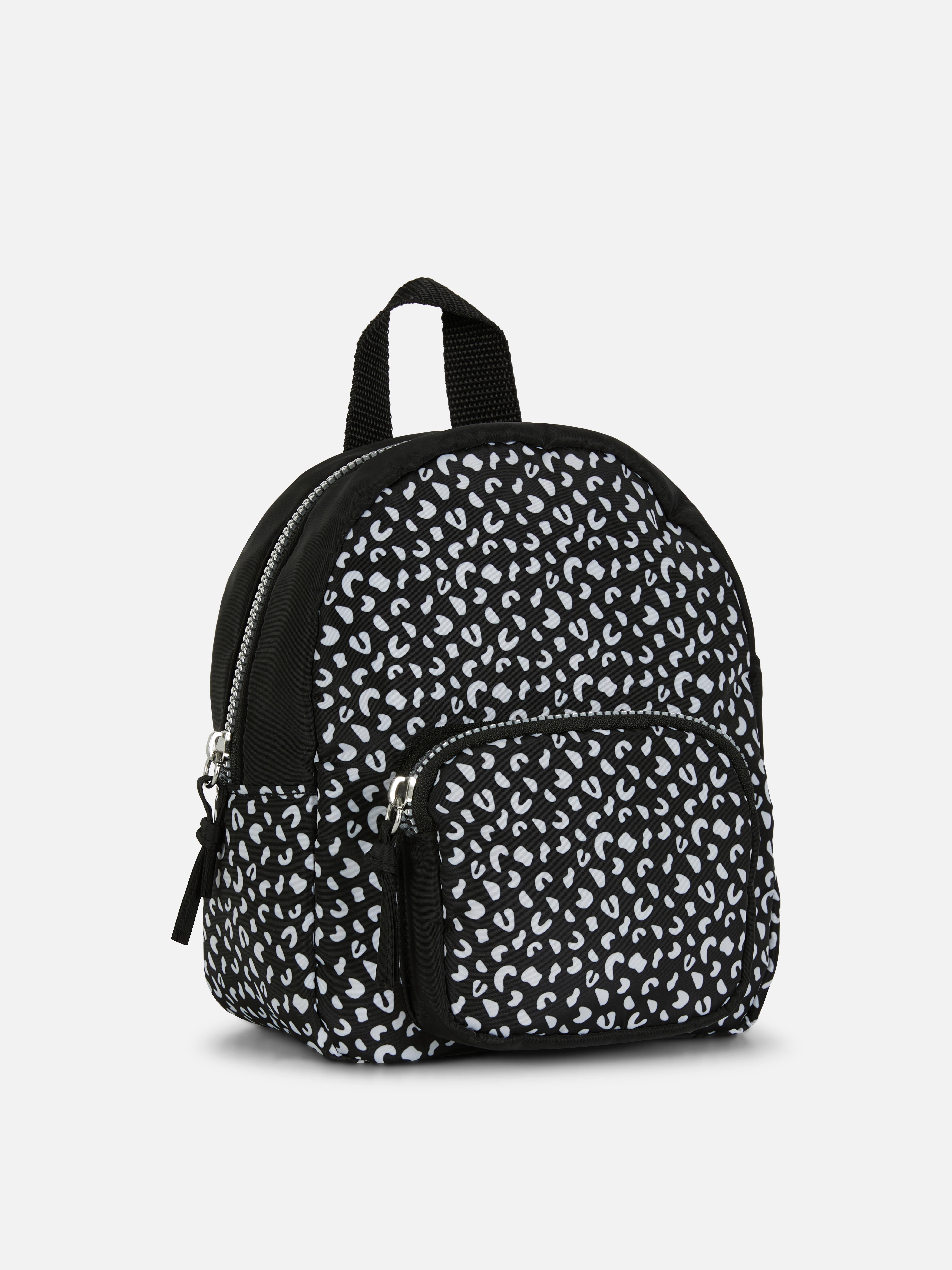 Mochila estampado leopardo