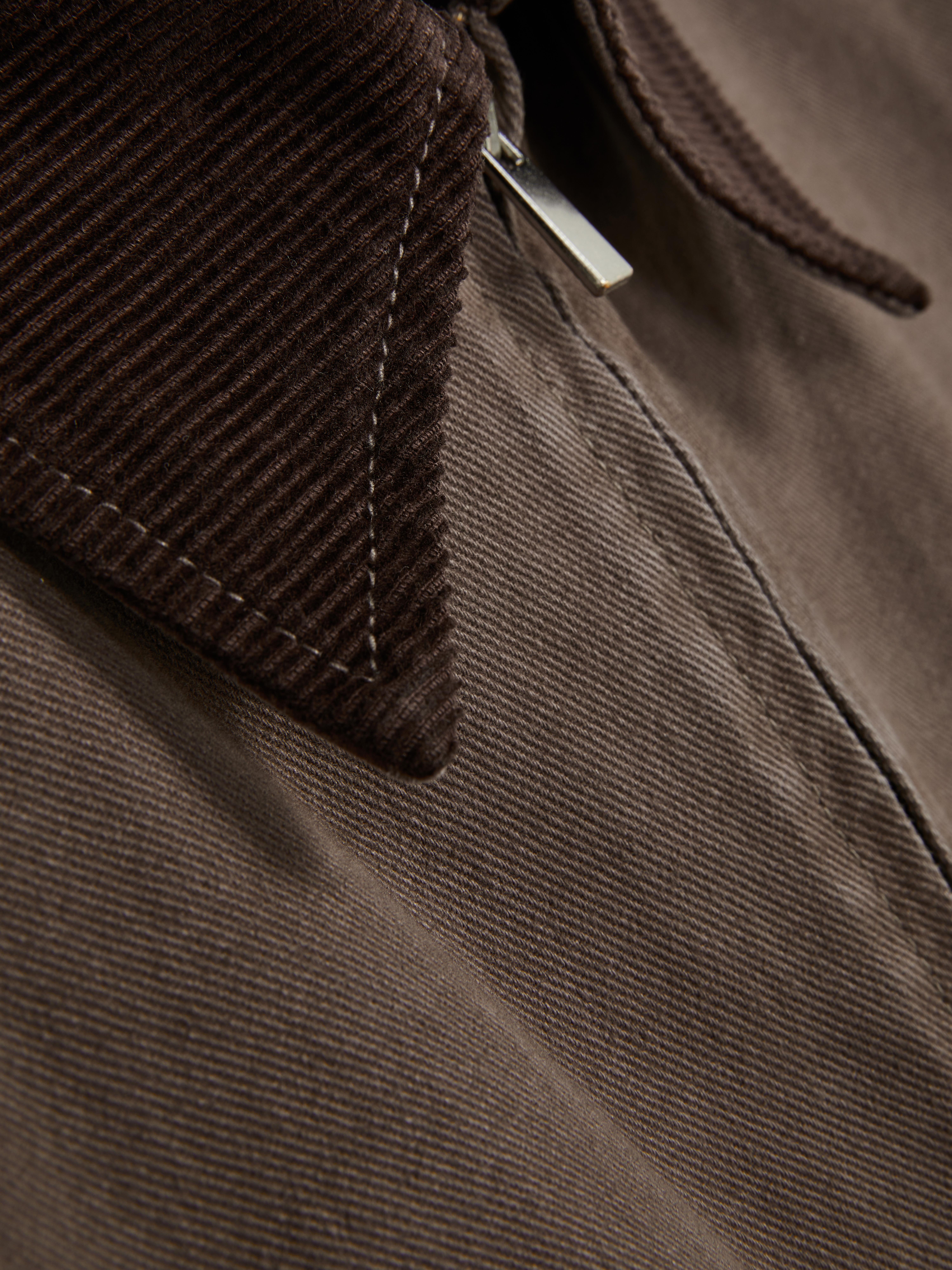 Balloon Sleeve Bomber Jacket