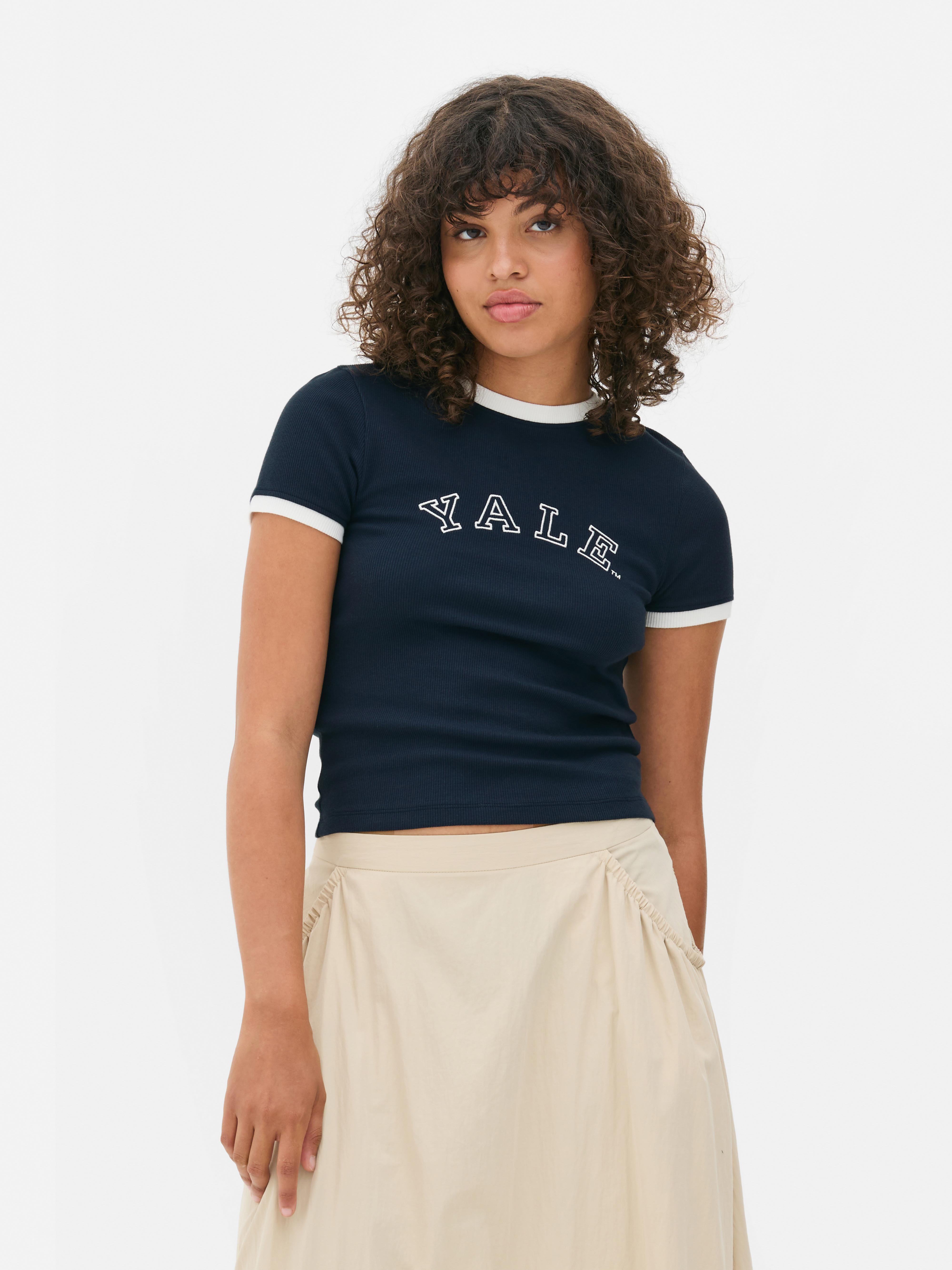 Yale Contrast Ringer Tee