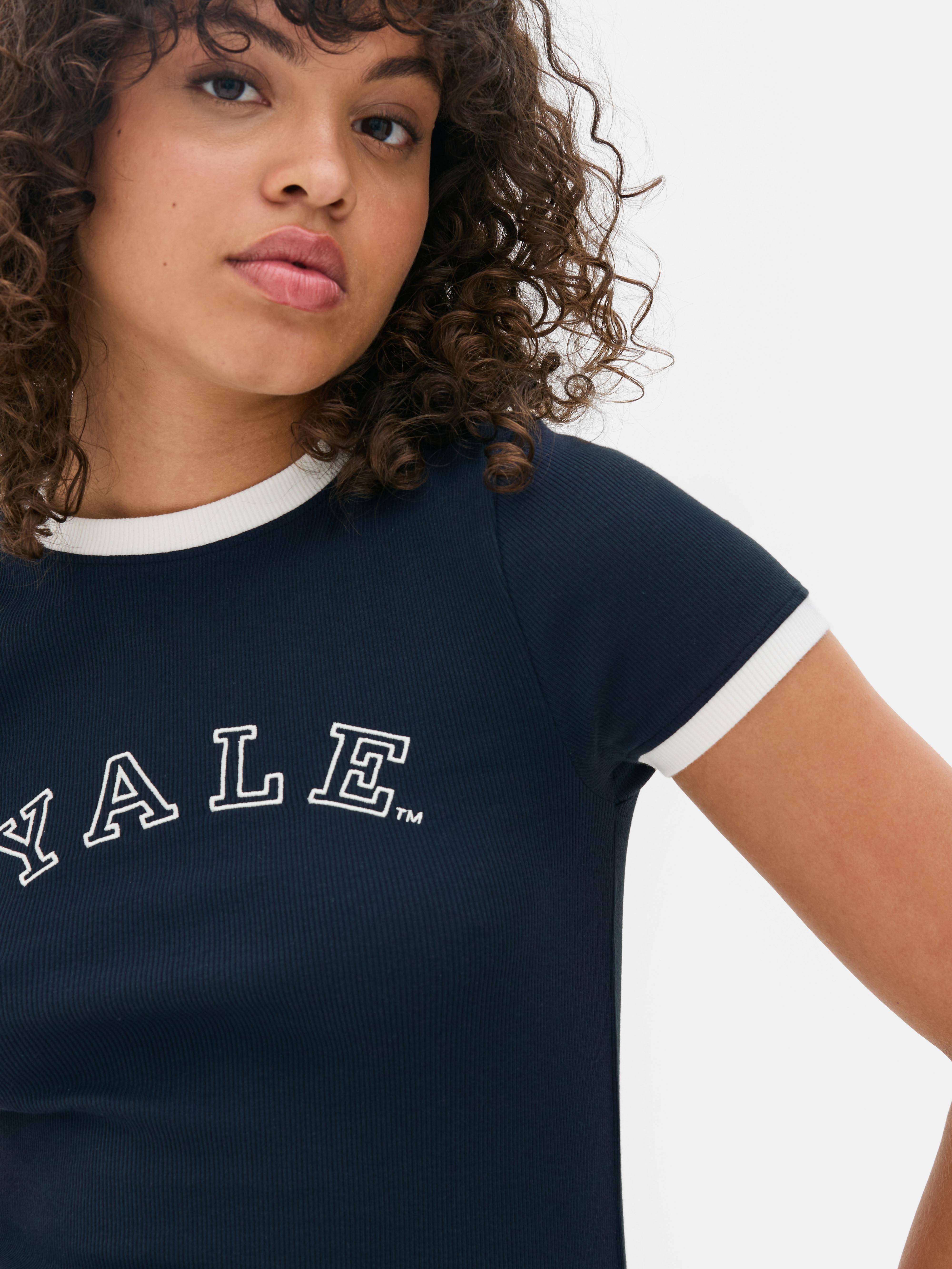 Yale Contrast Ringer Tee