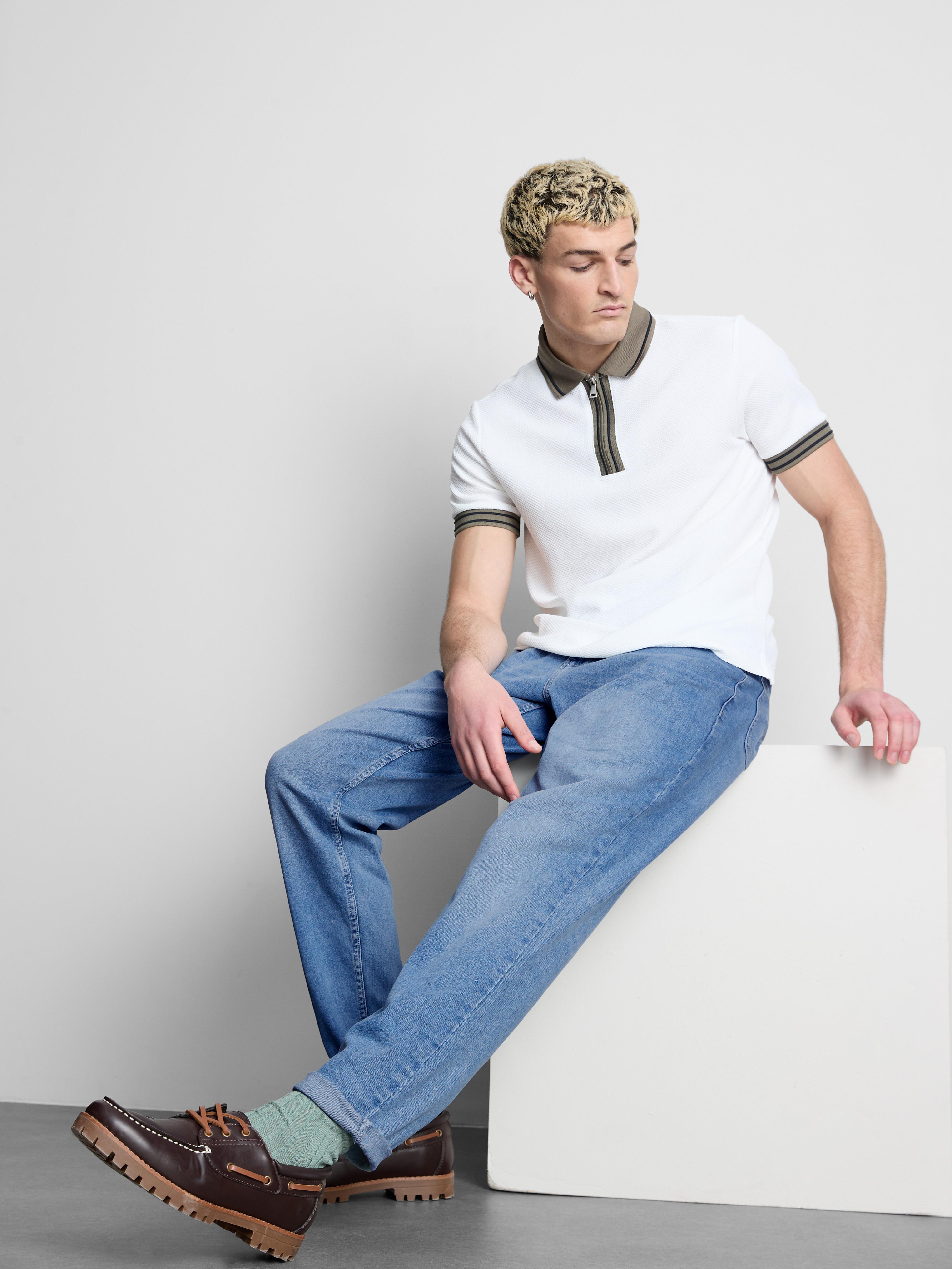 Mid-Rise Slim Fit Jeans