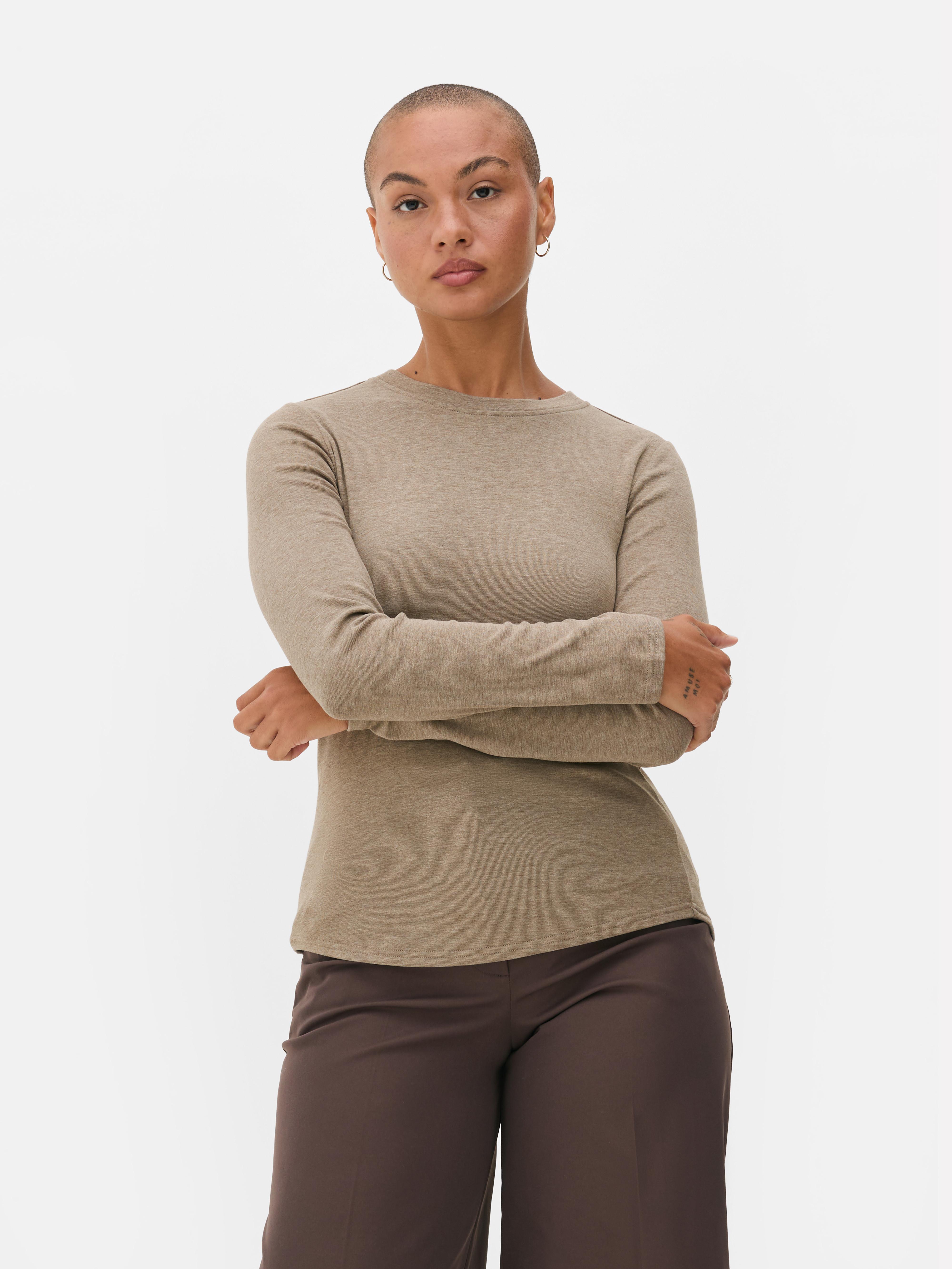 Comfortabele top met lange mouwen