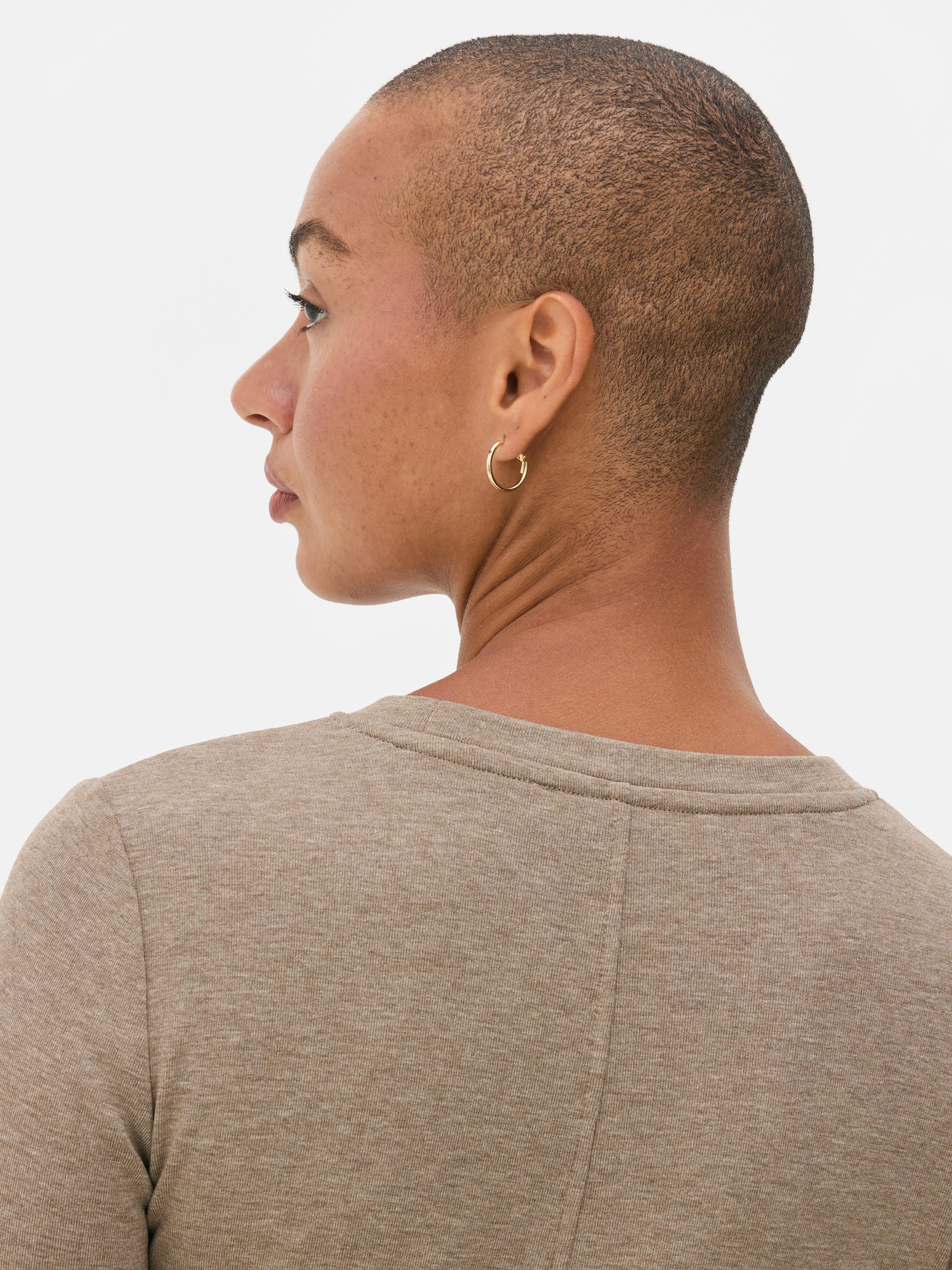 Comfortabele top met lange mouwen
