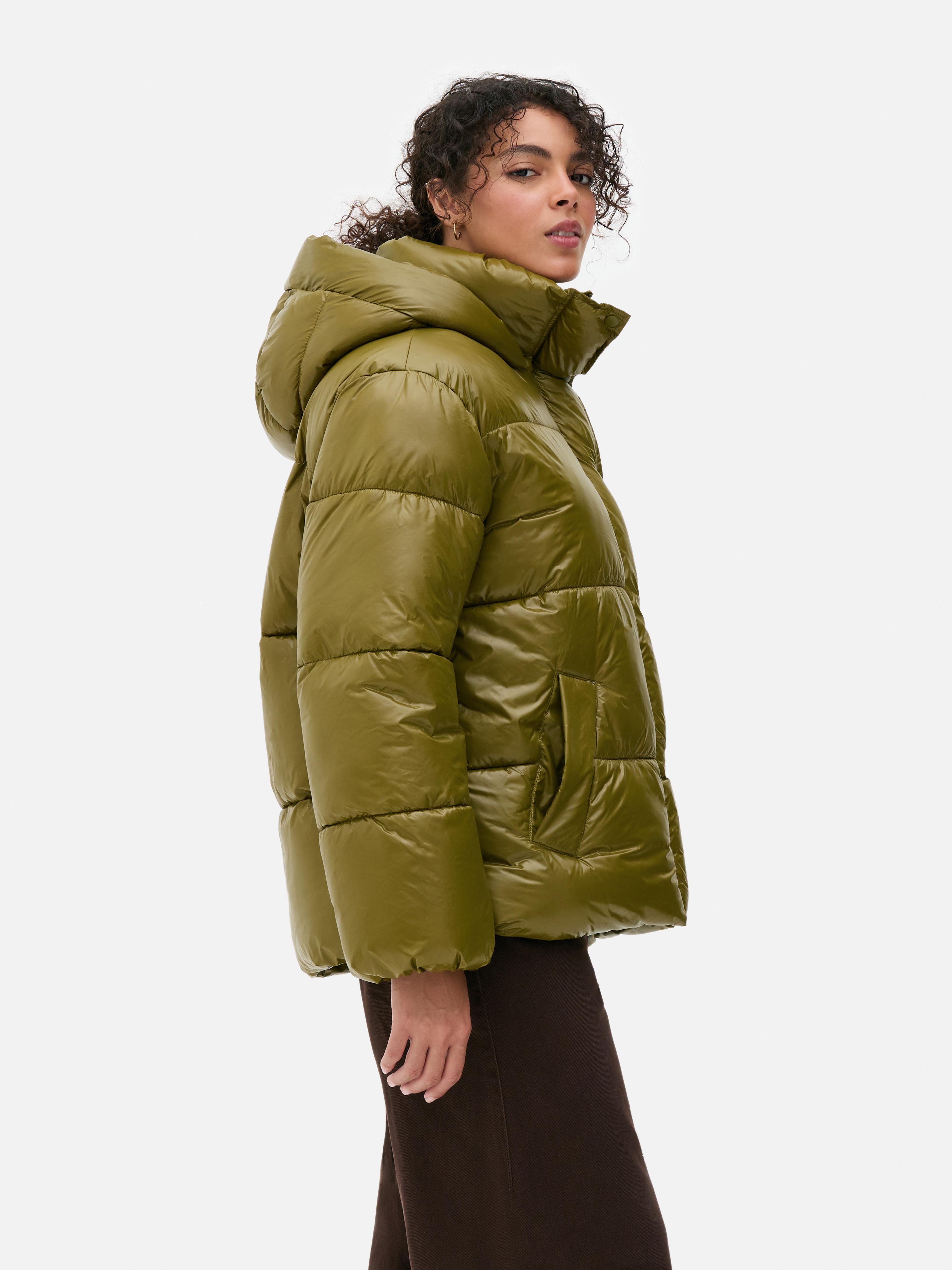 Glossy Puffer Jacket