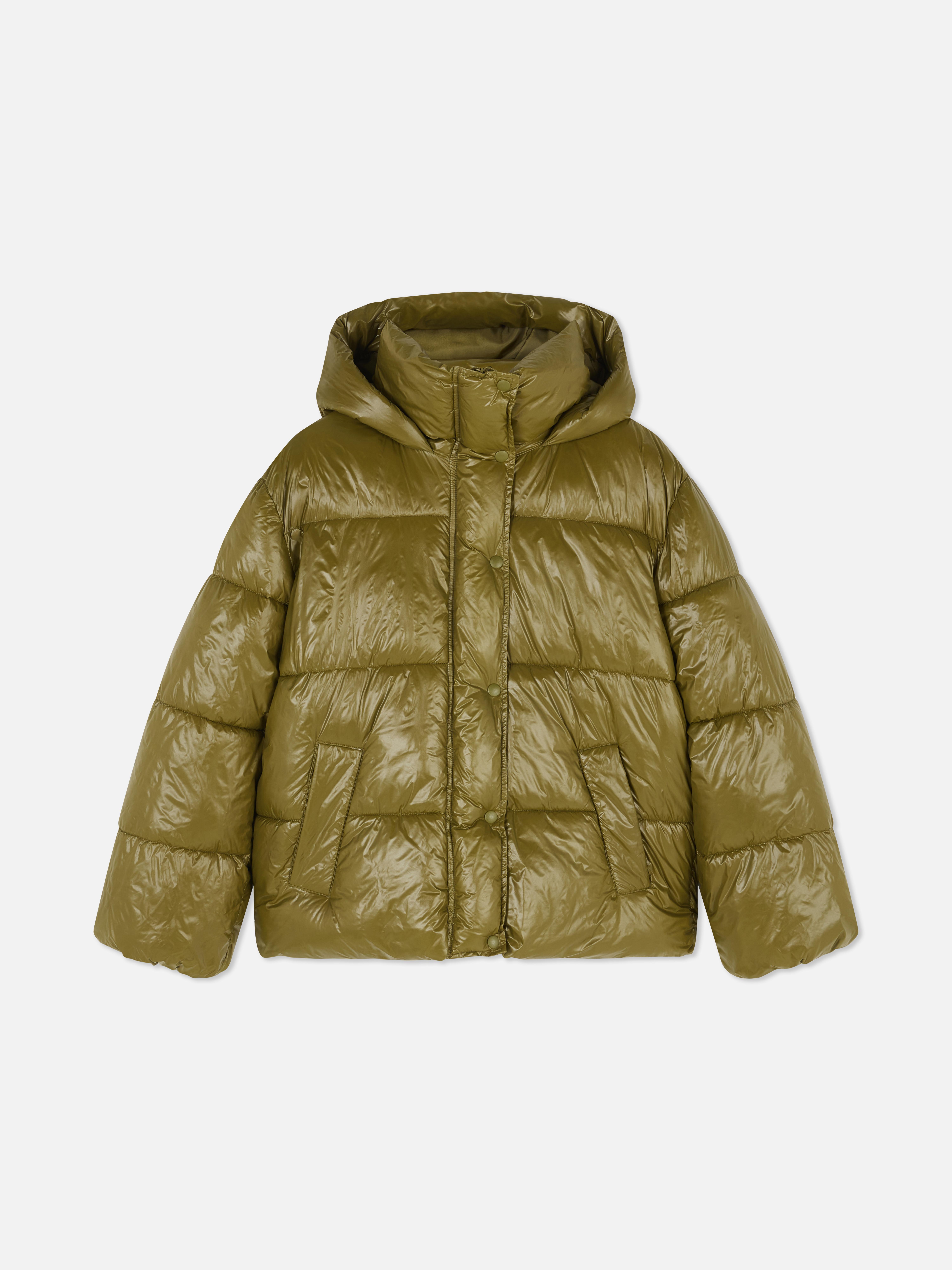 Glossy Puffer Jacket