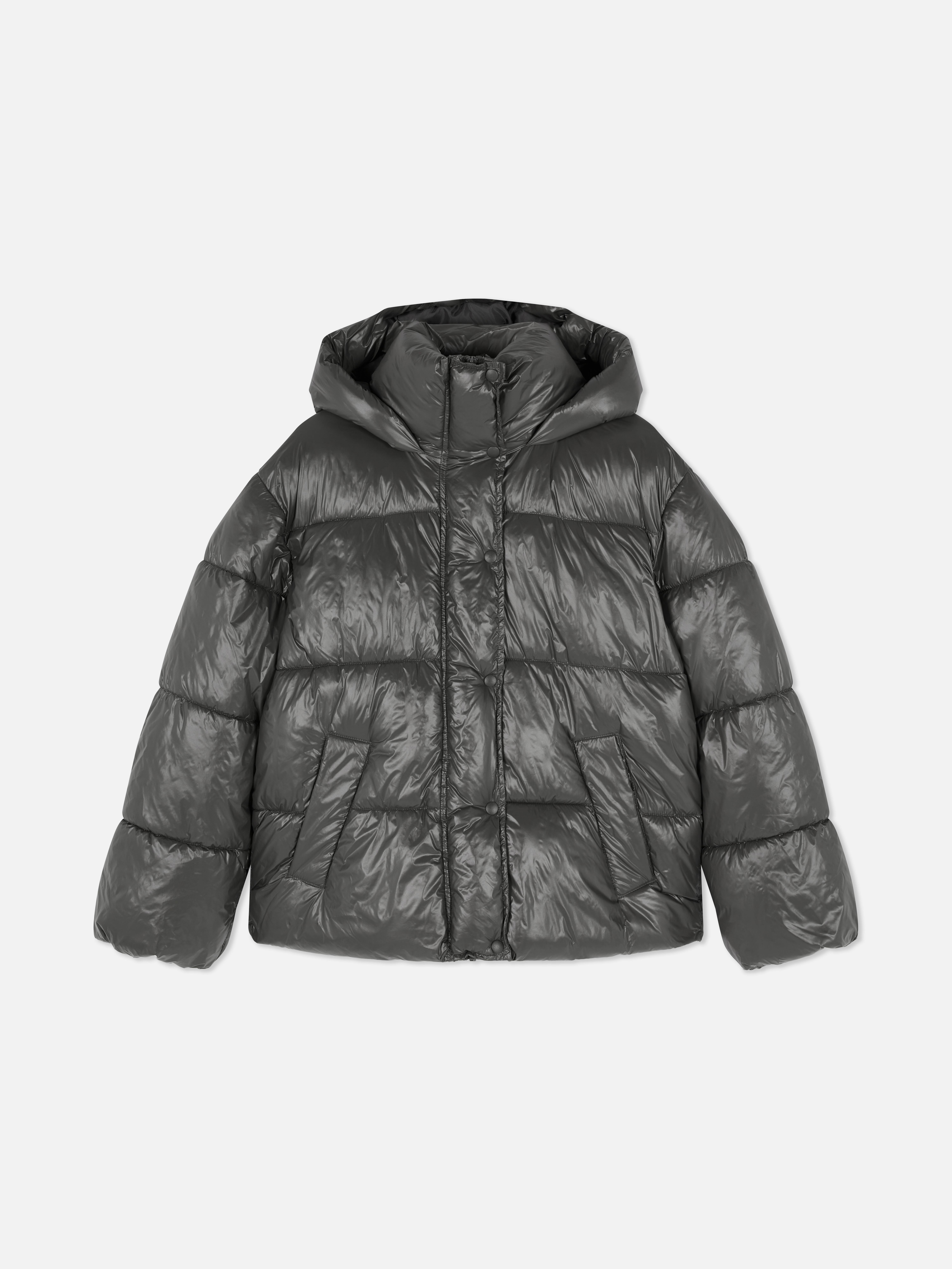 Glossy Puffer Jacket