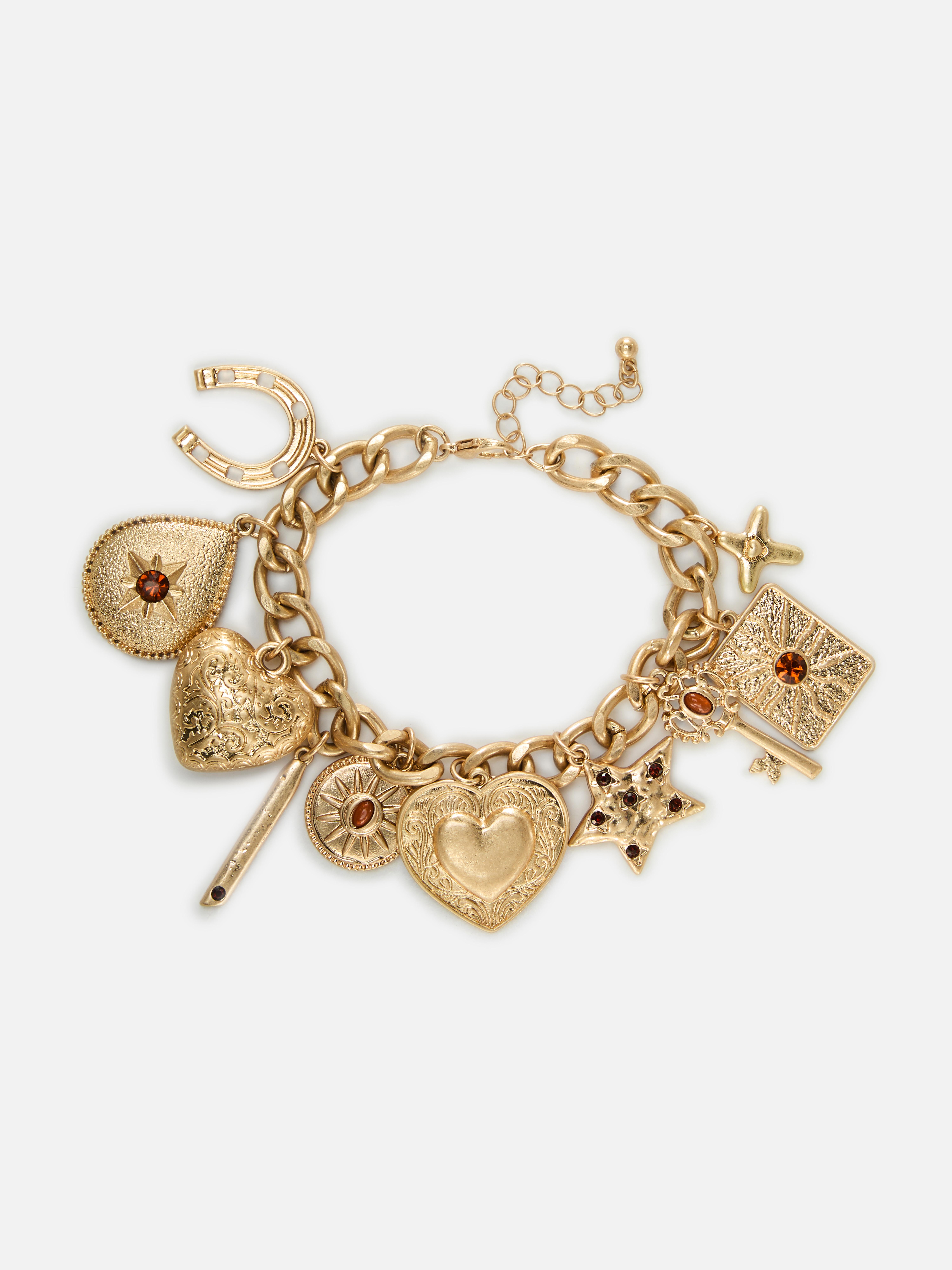 Rita Ora Statement Charm Bracelet