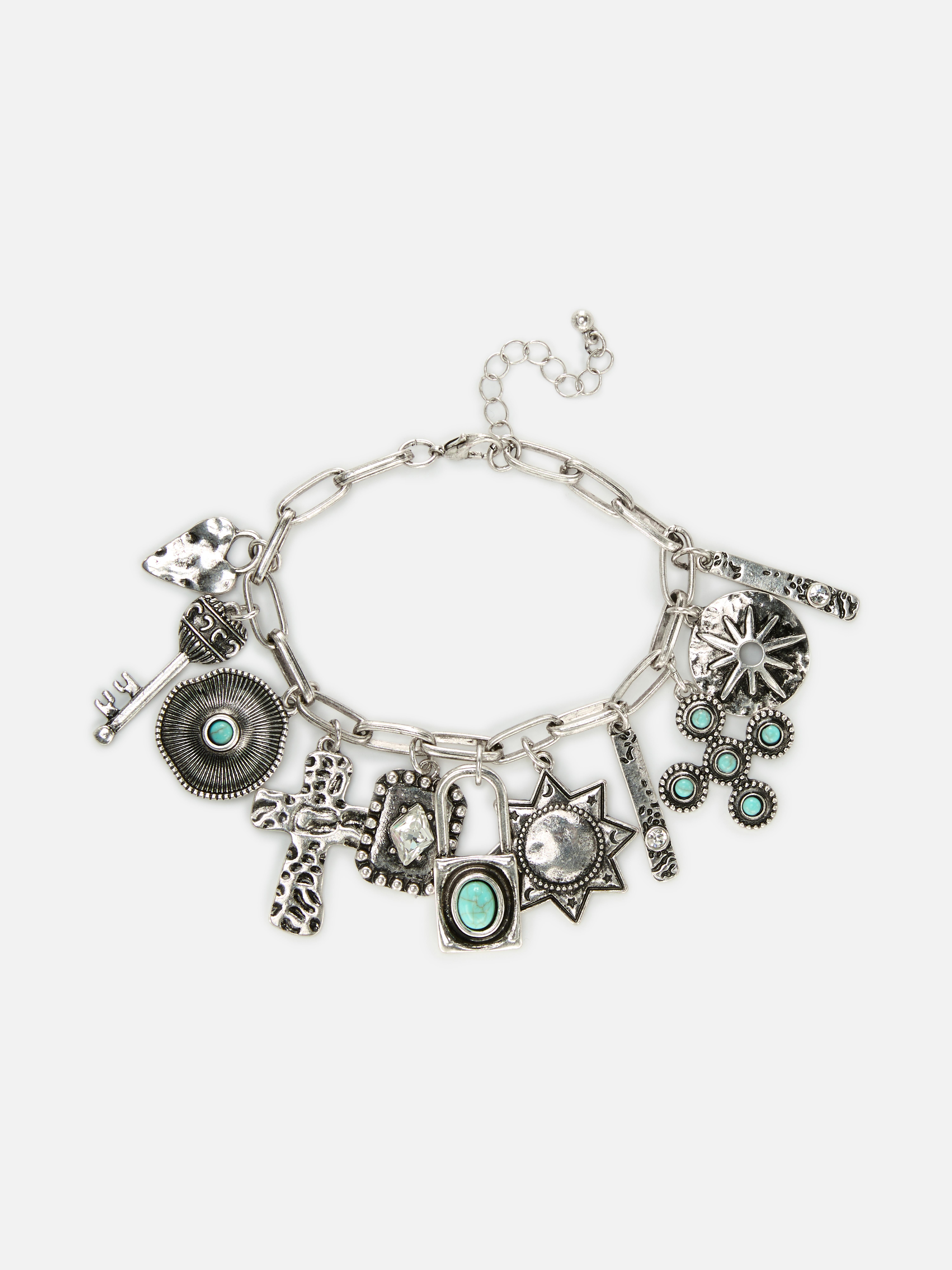 Rita Ora Chunky Charm Bracelet