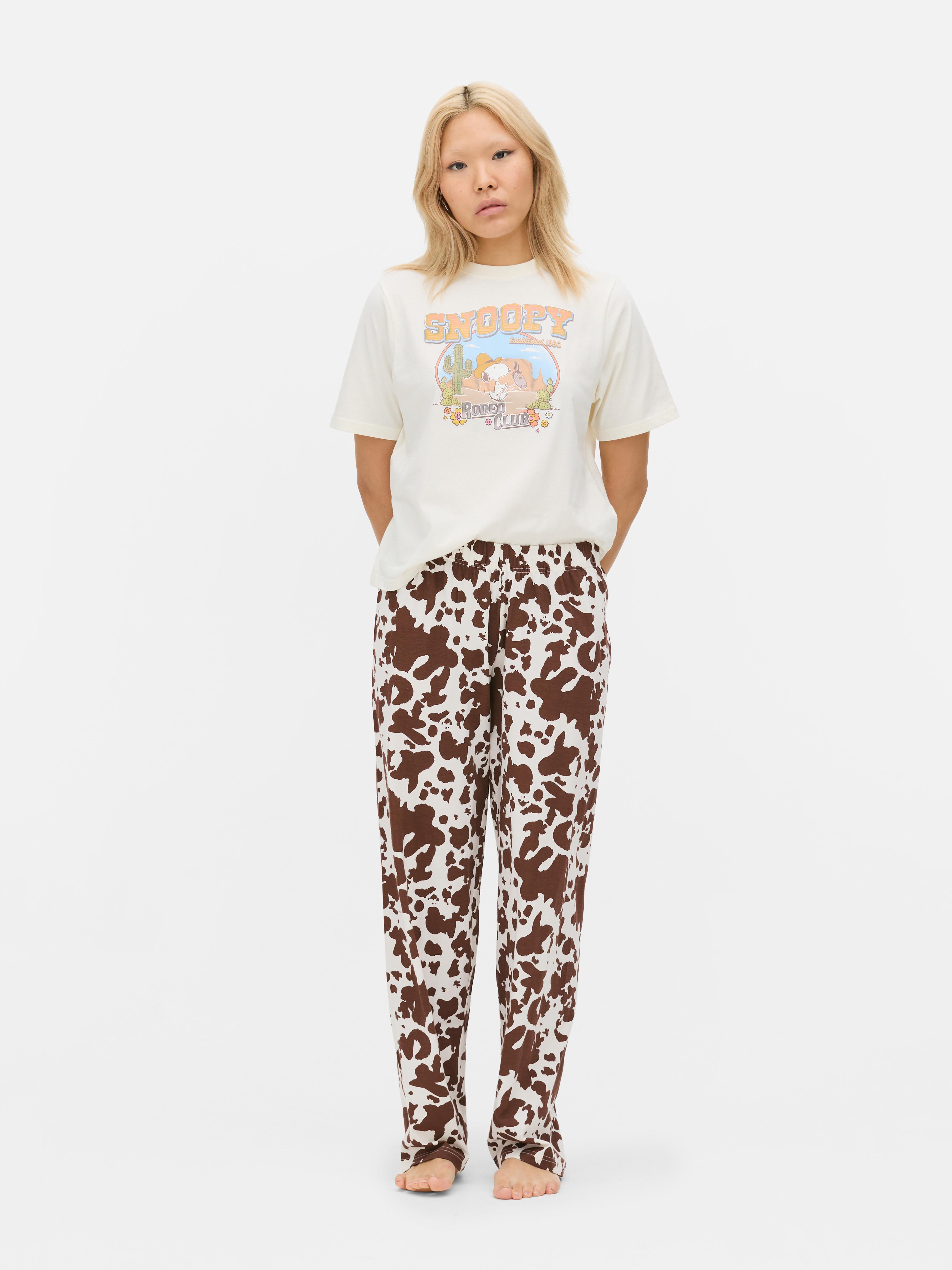 Pyjama met print Peanuts Snoopy