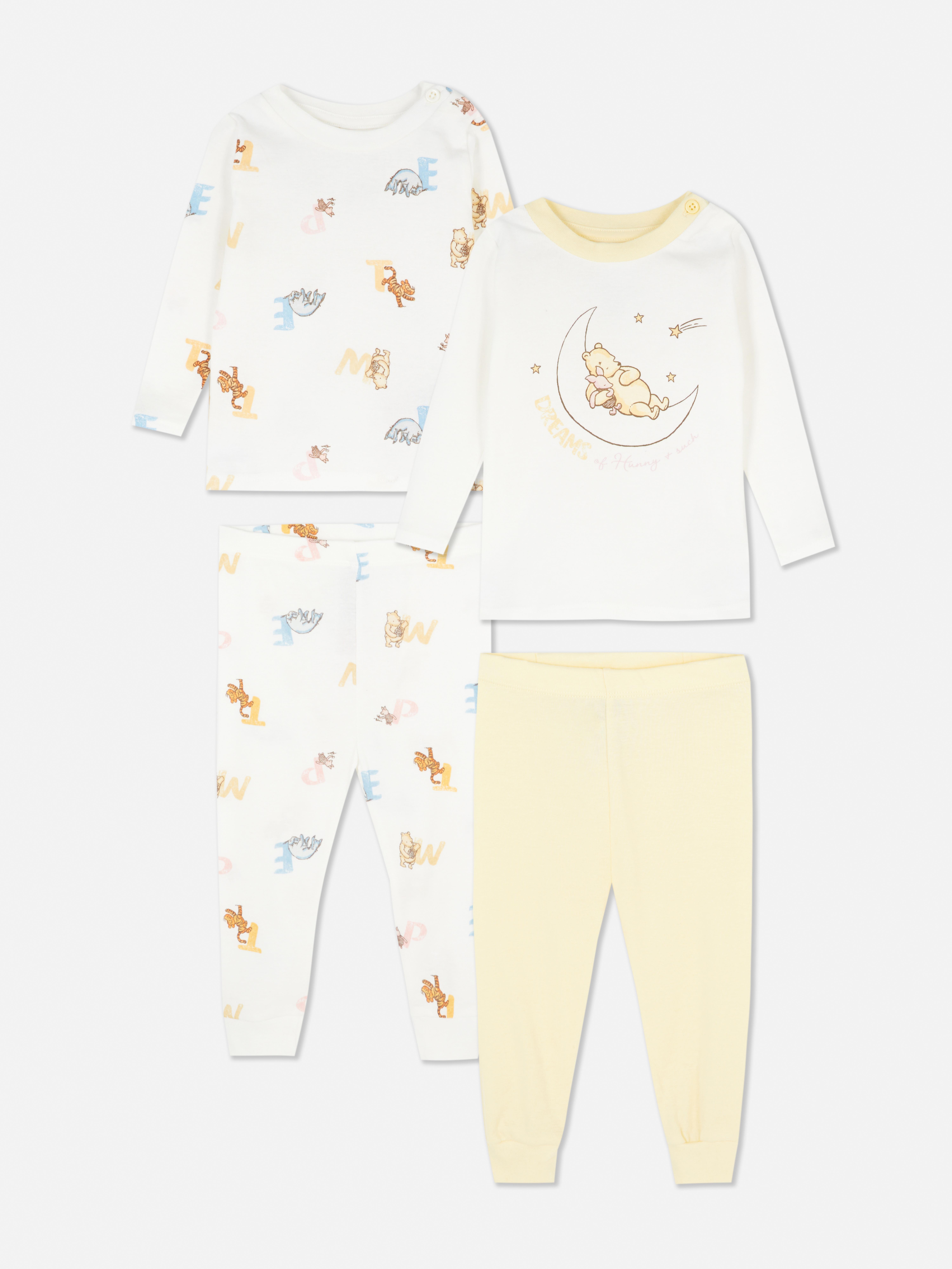 0–36 Monate | „Disney Winnie Puuh“ Schlafanzug, 2er-Pack