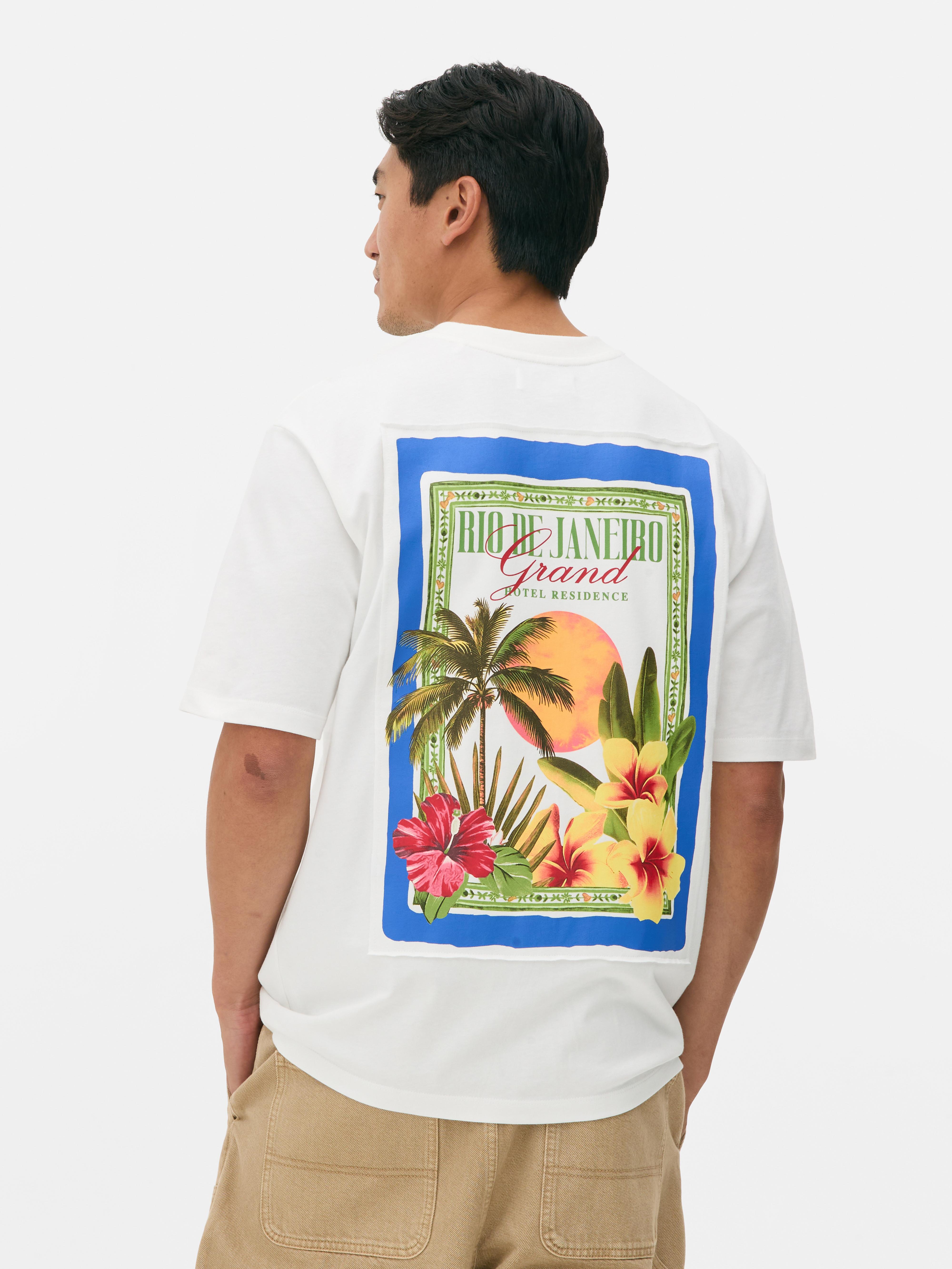 T-Shirt mit „Rio de Janeiro“ Grafik
