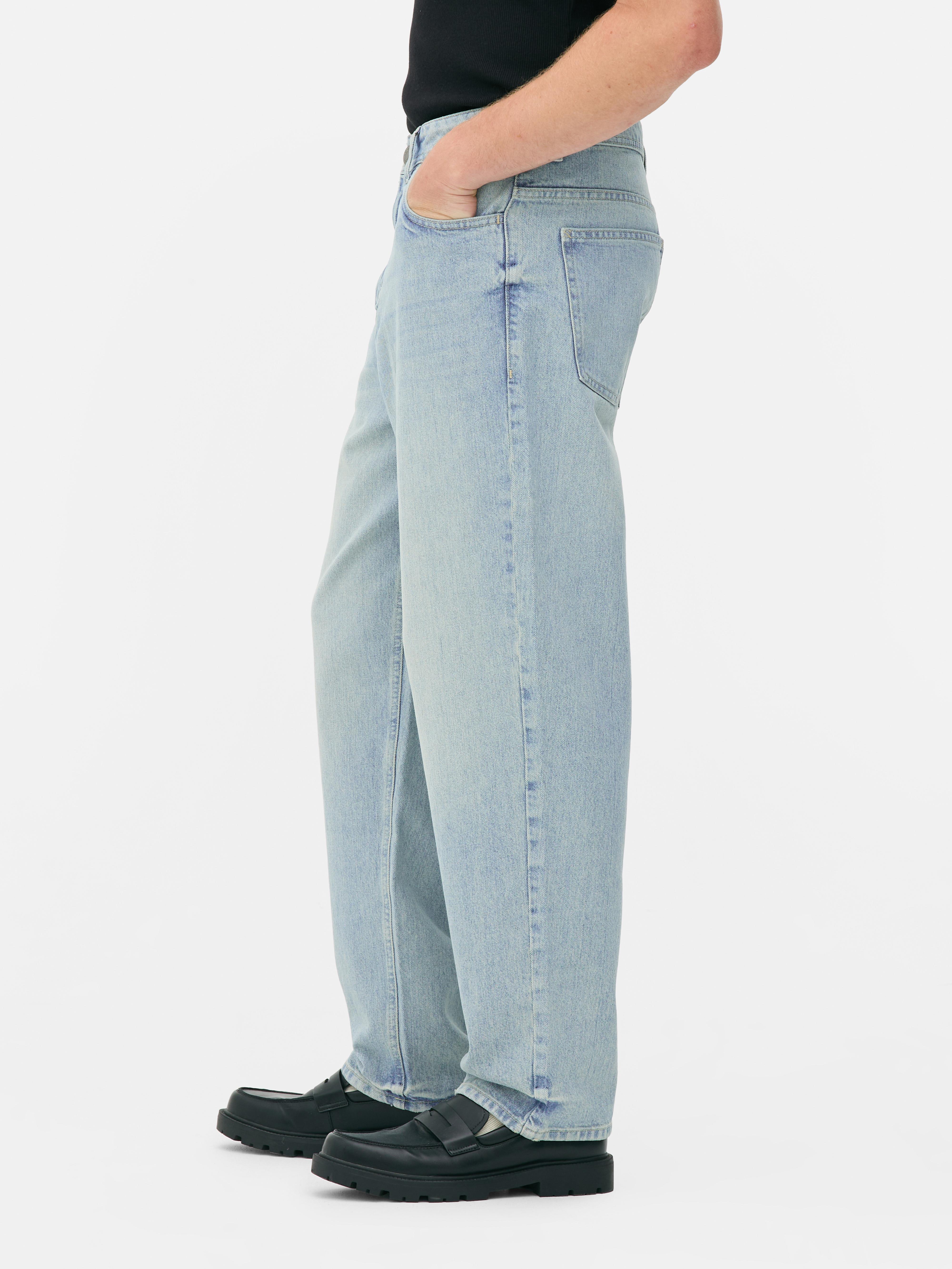 Jean taille haute décontracté