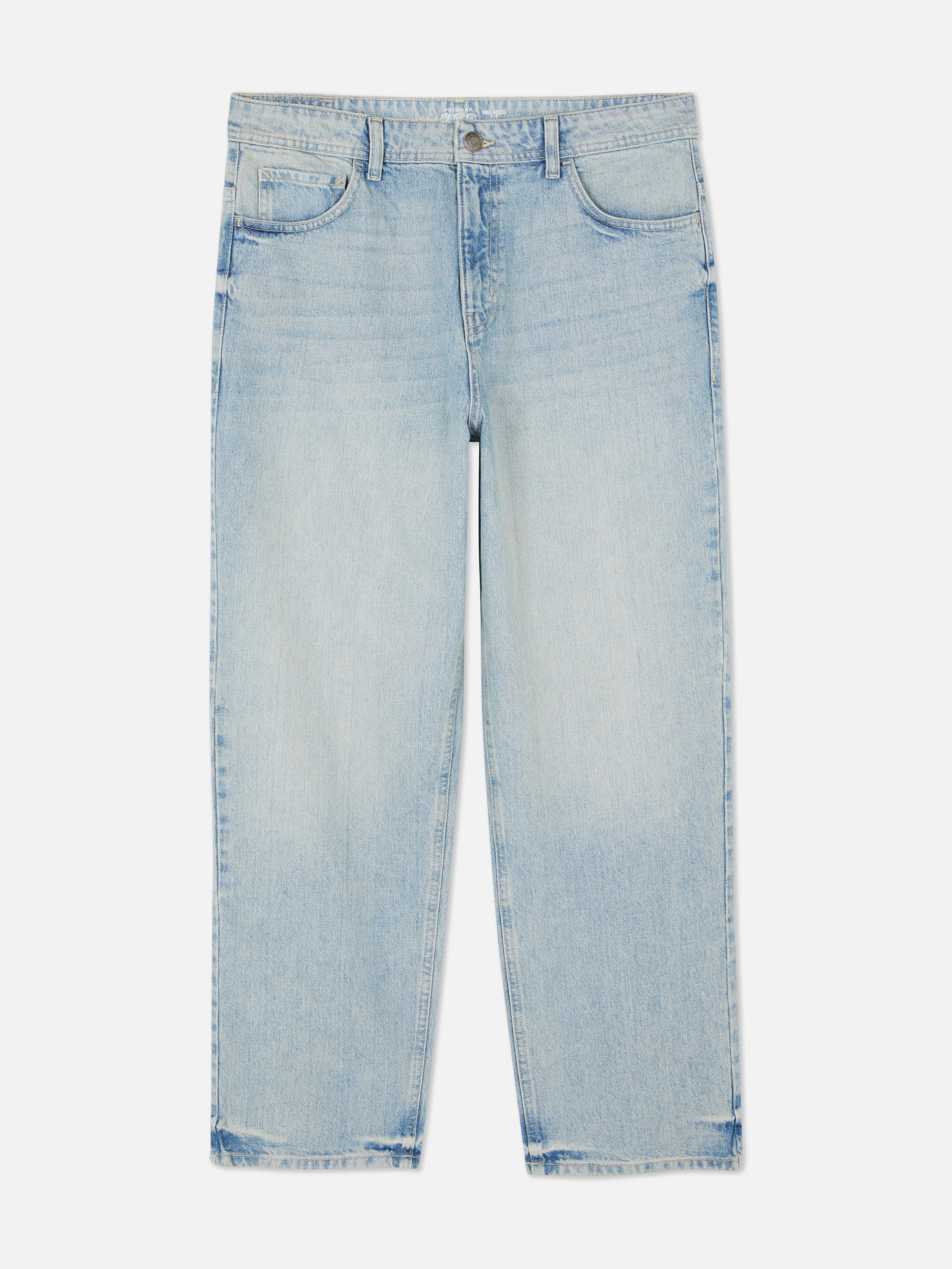 Jean taille haute décontracté