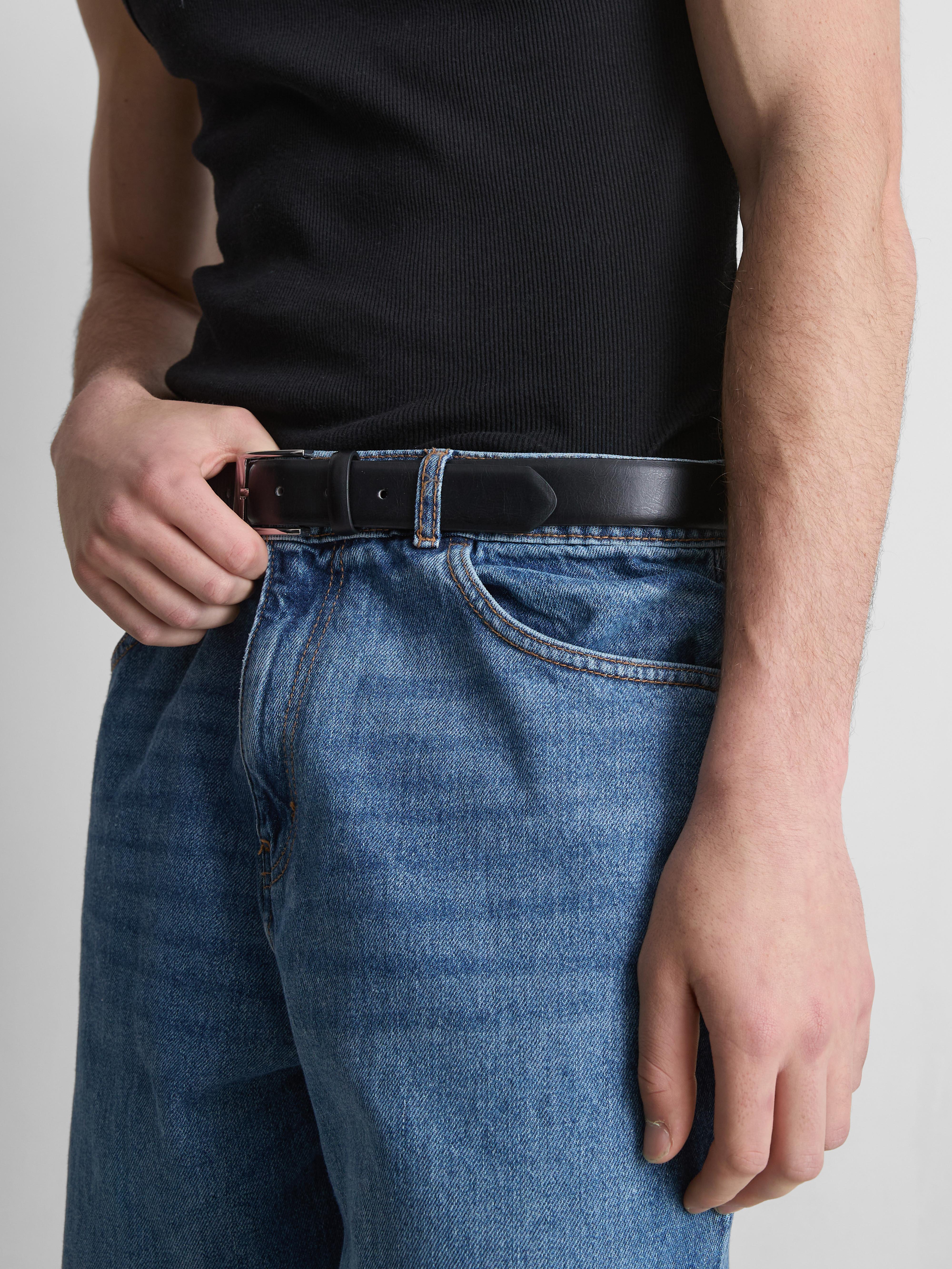 Jean taille haute décontracté