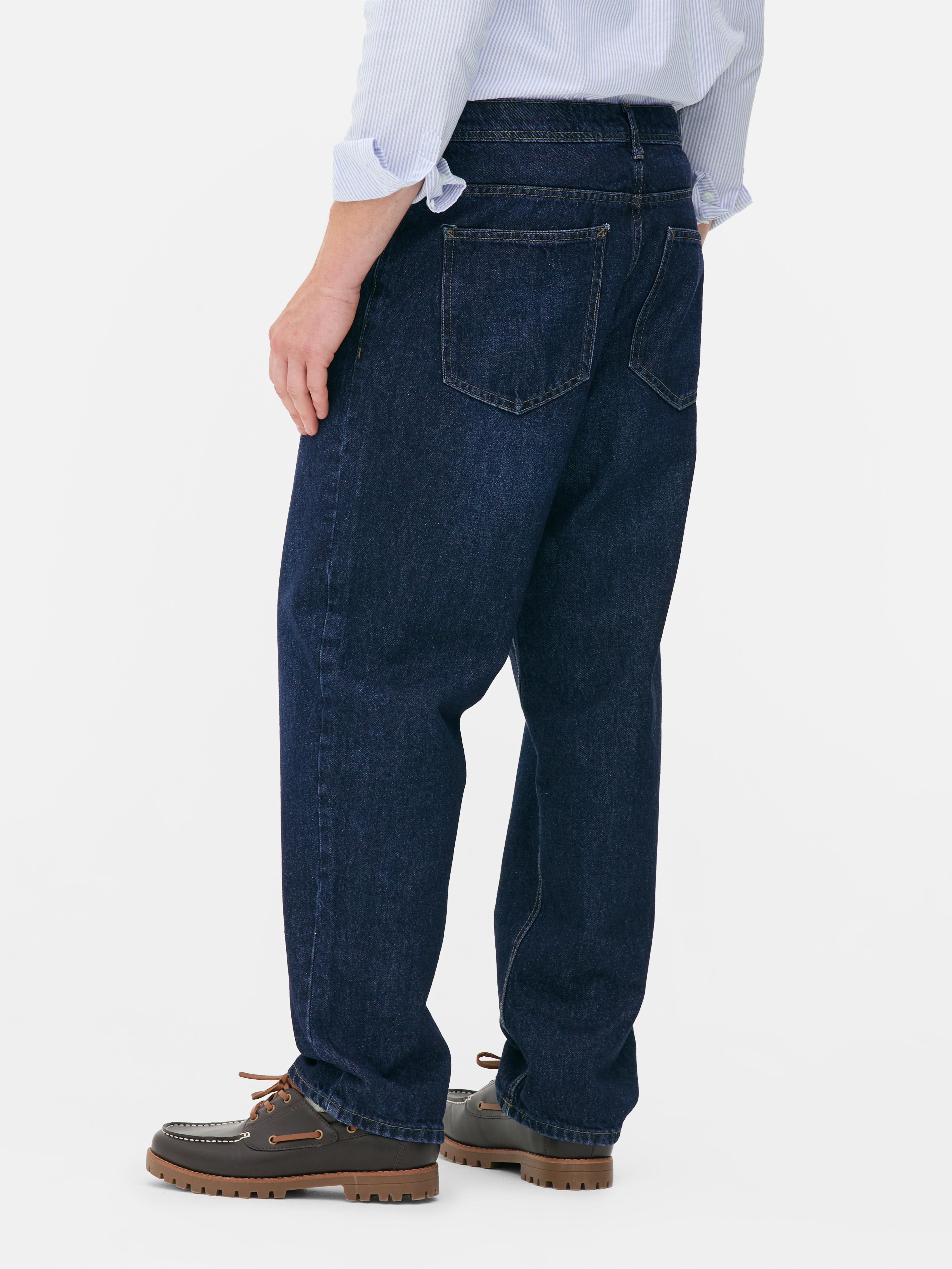 Jean taille haute décontracté