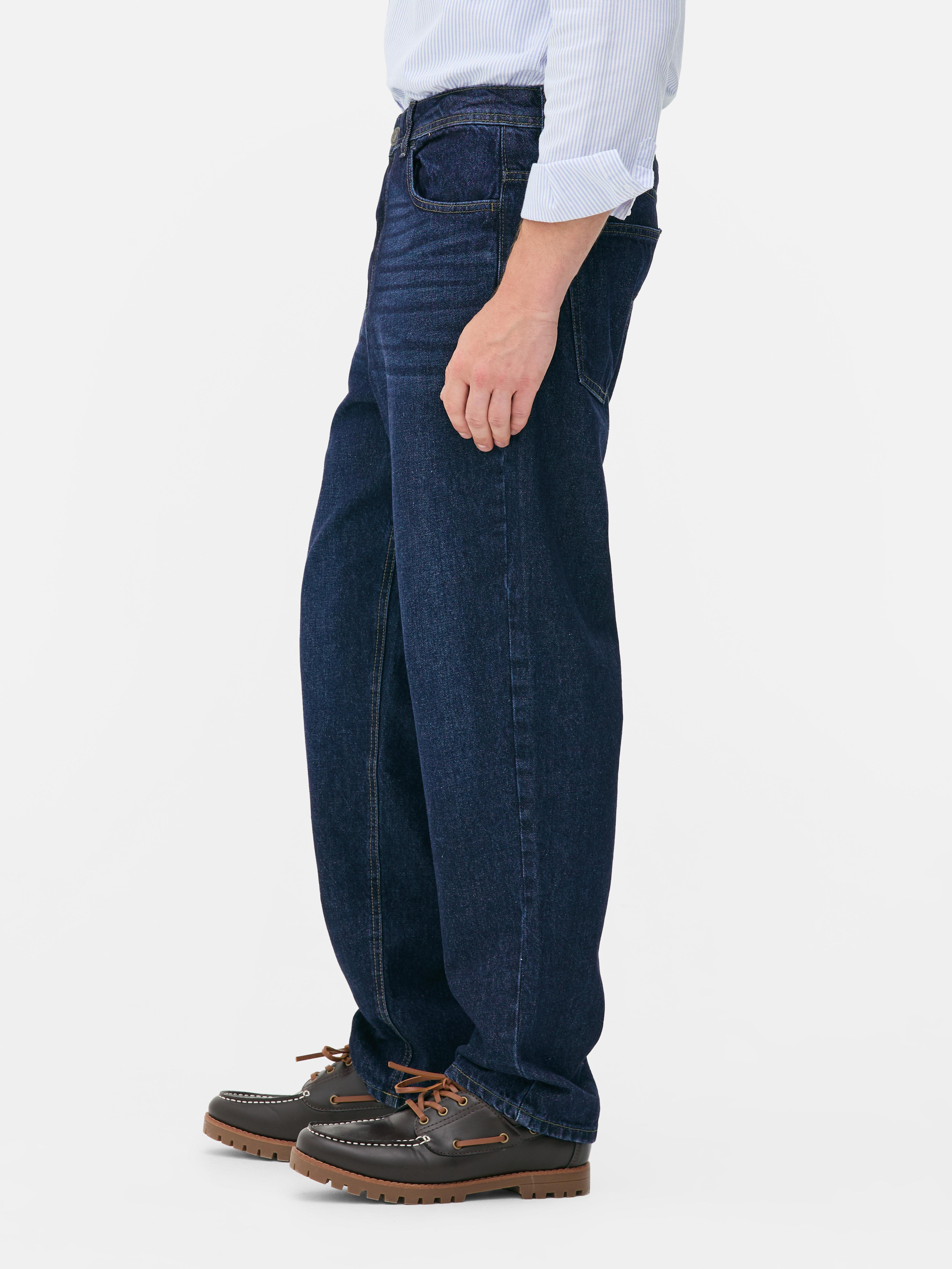 Jean taille haute décontracté