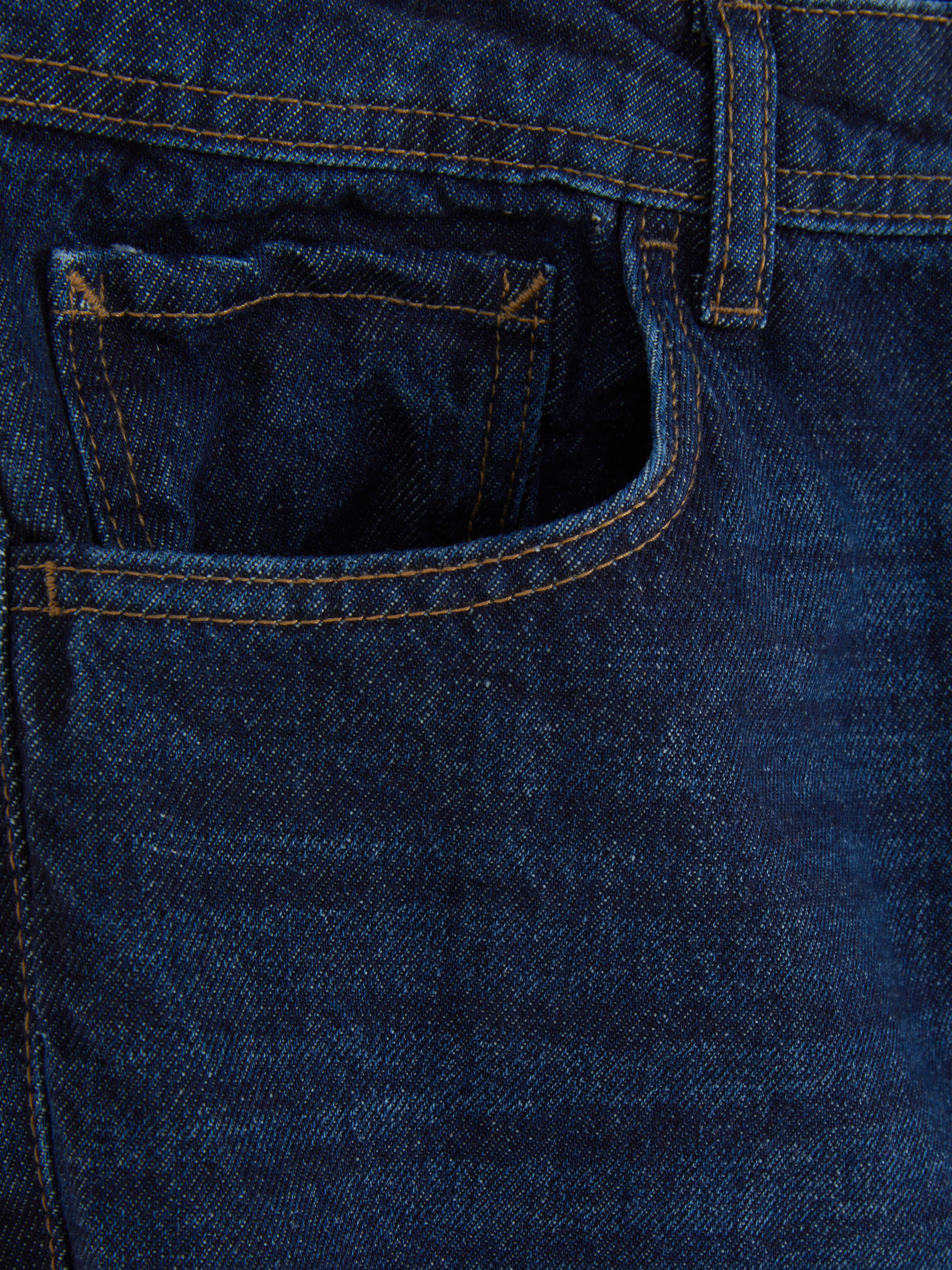 Jean taille haute décontracté