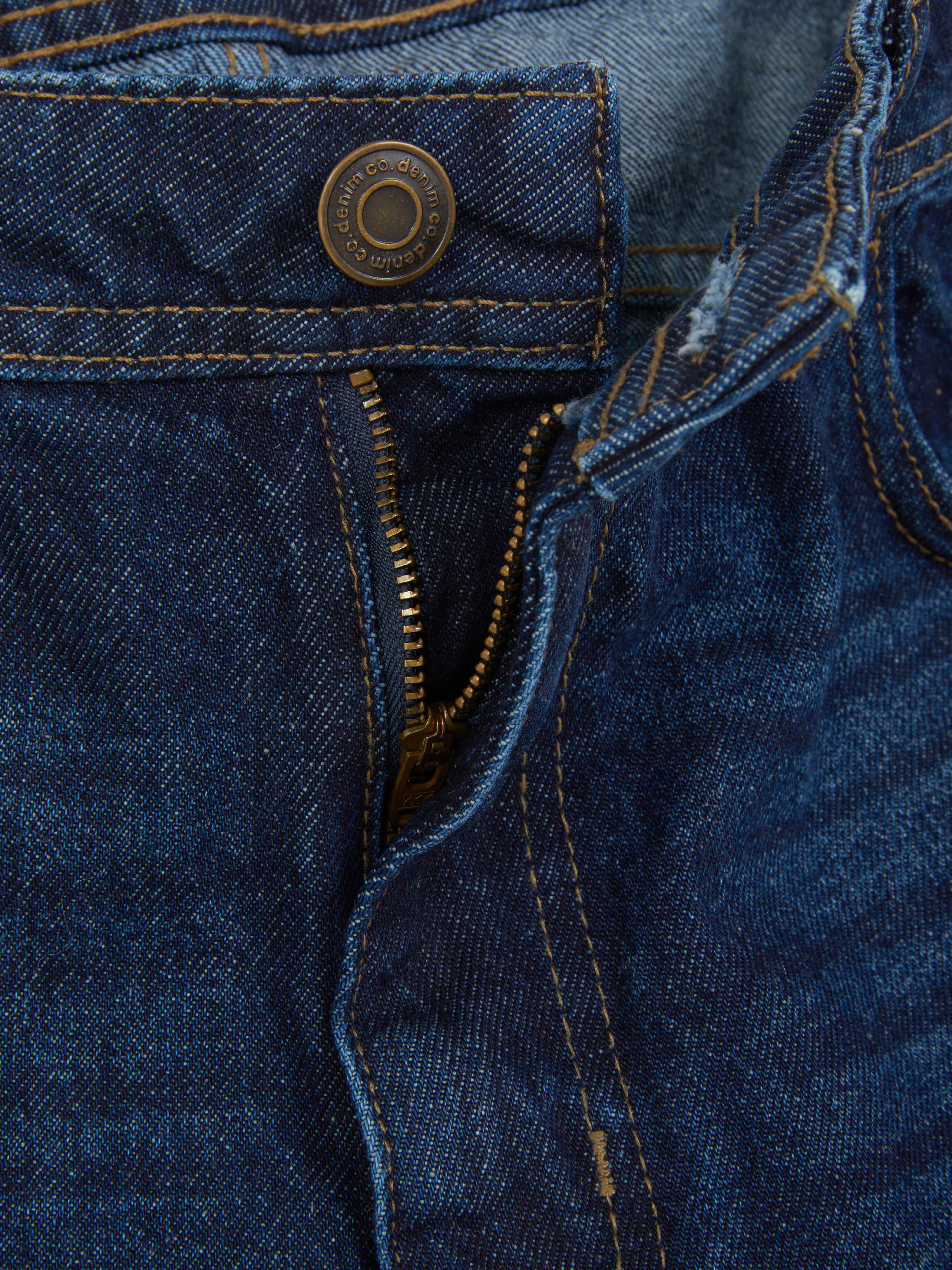 Jean taille haute décontracté