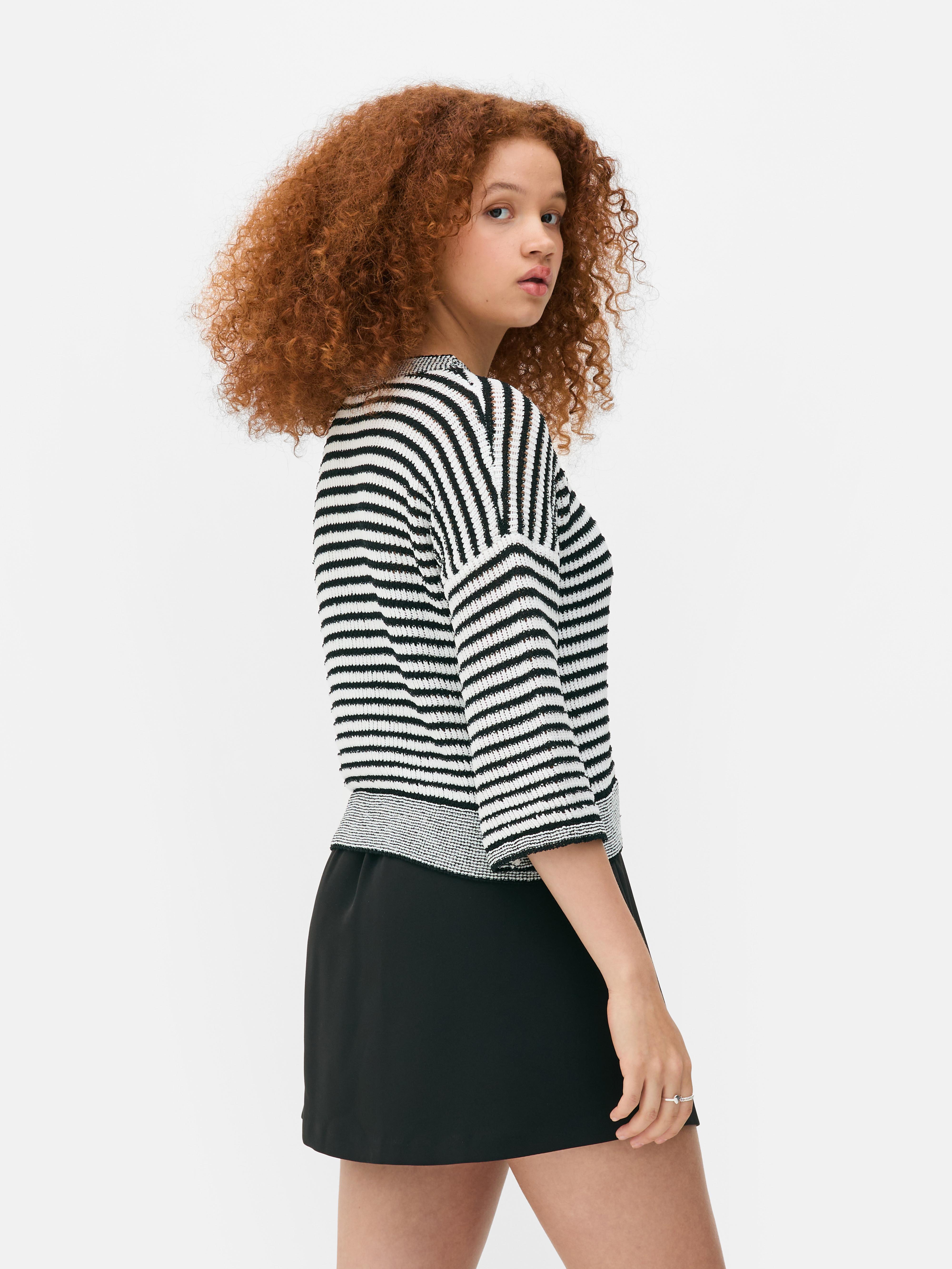 Camisola riscas Colleen Atwood X Wednesday