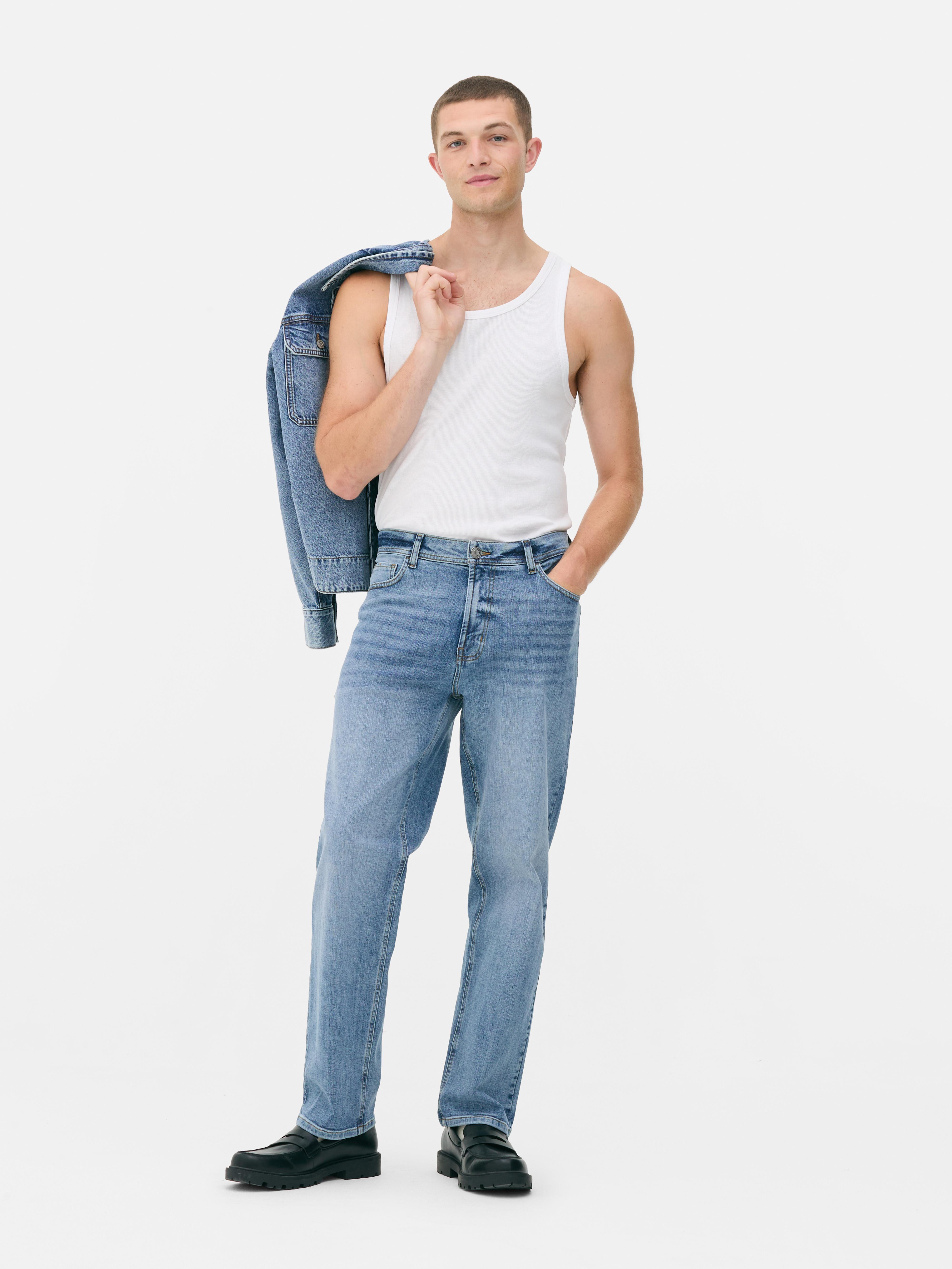 Stretch Straight Leg Jeans
