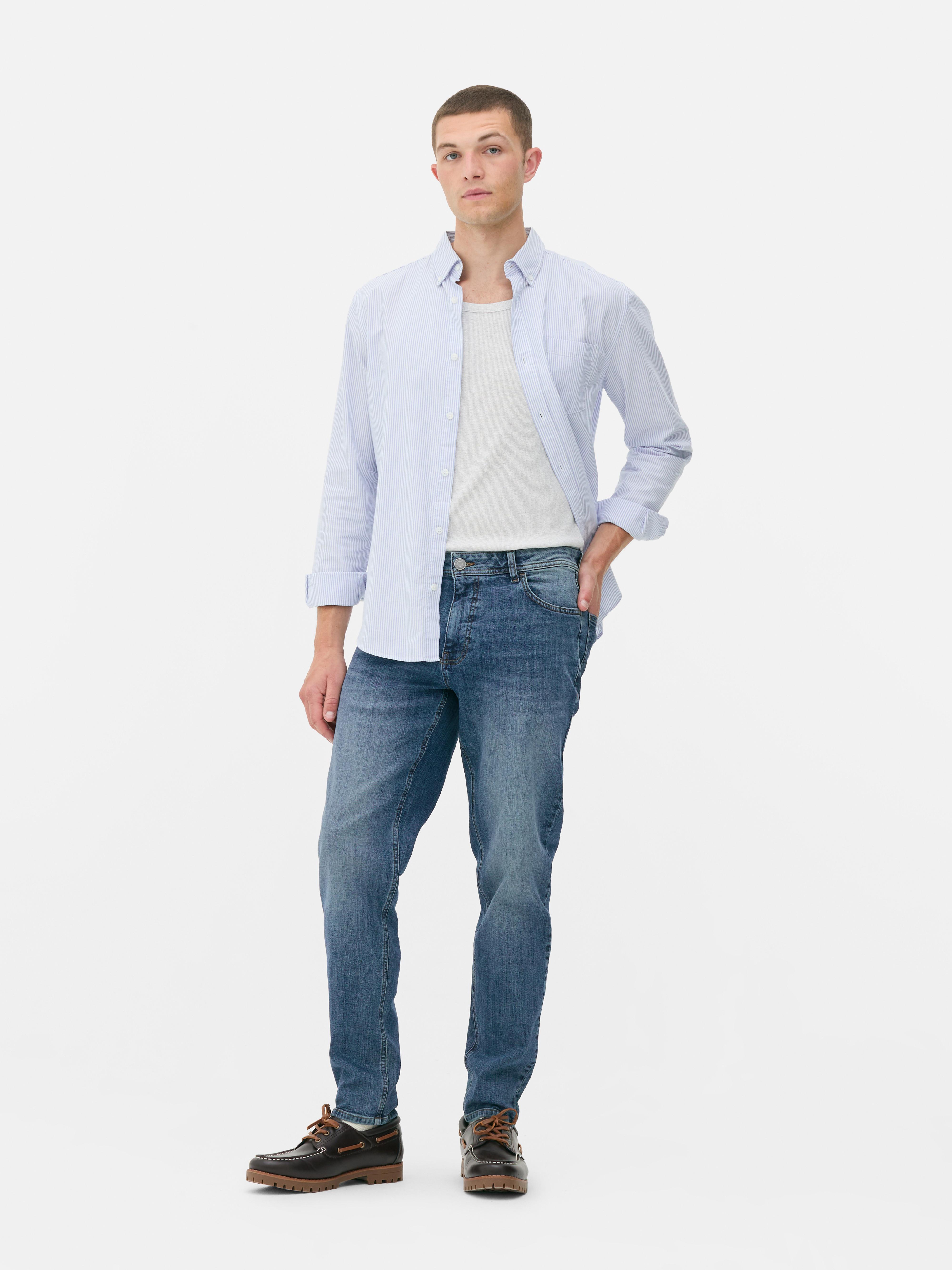 Jean slim taille mi-haute