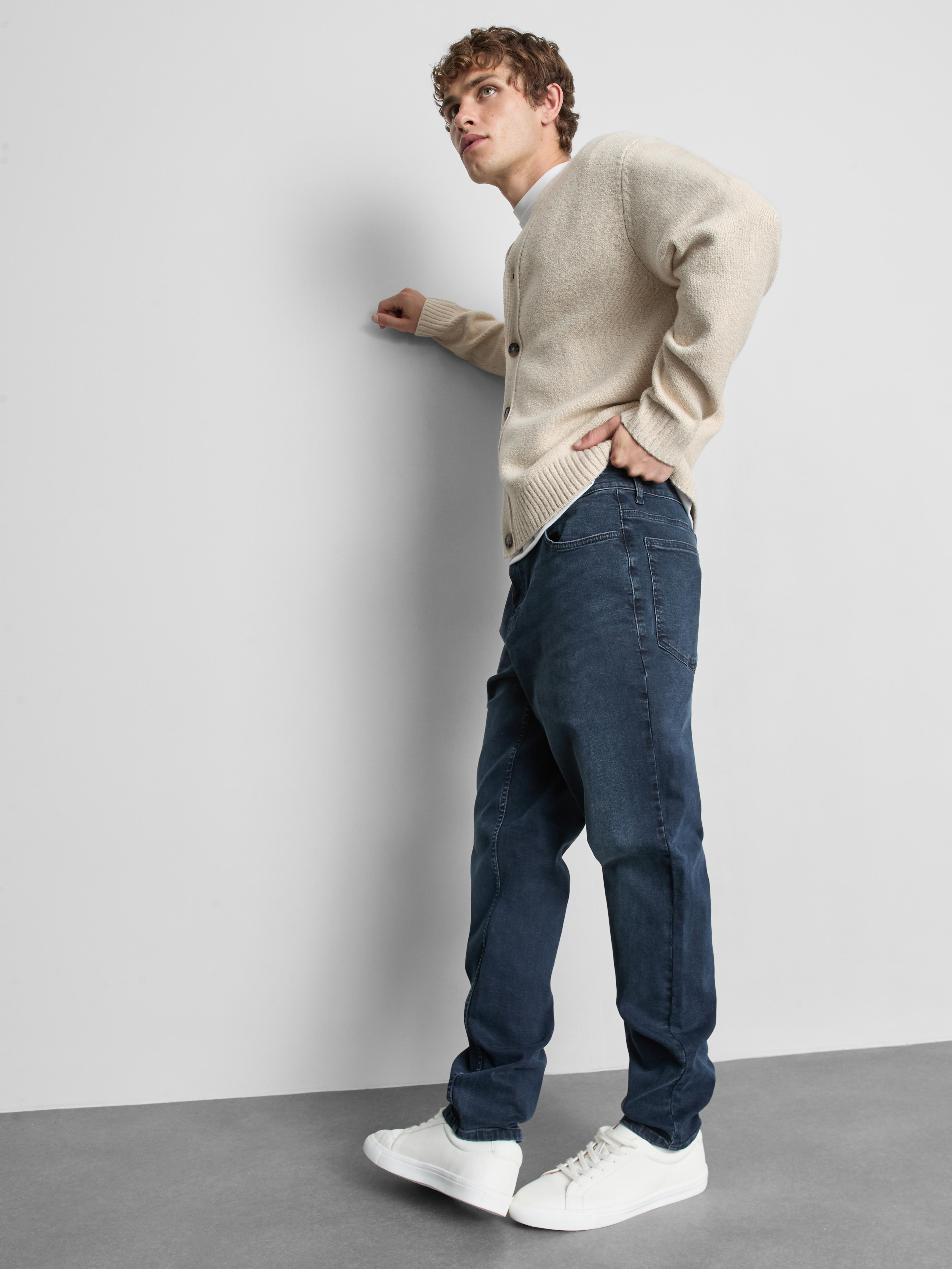 Slim-Fit-Jeans mit mittlerer Leibhöhe