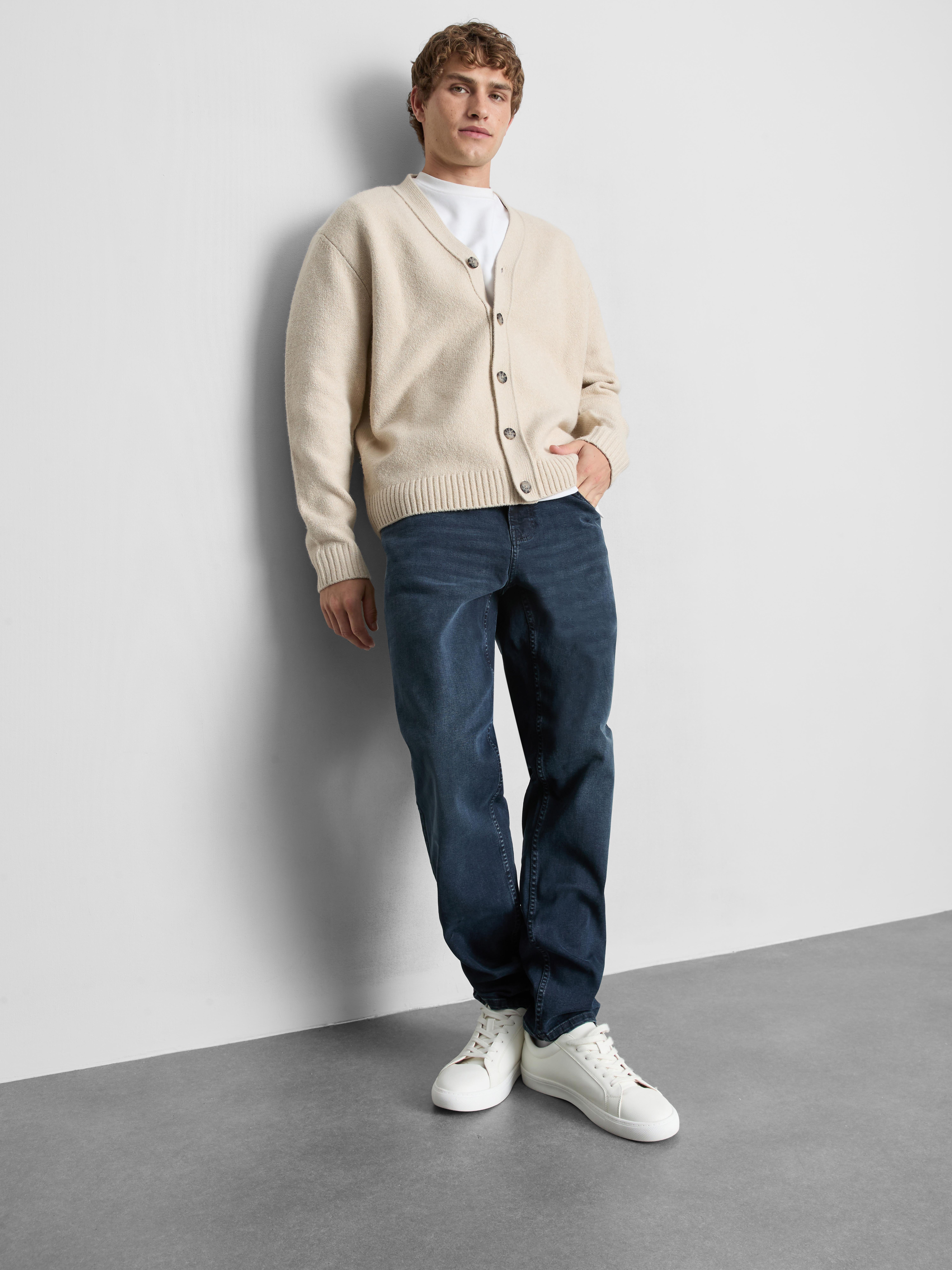 Slim-Fit-Jeans mit mittlerer Leibhöhe