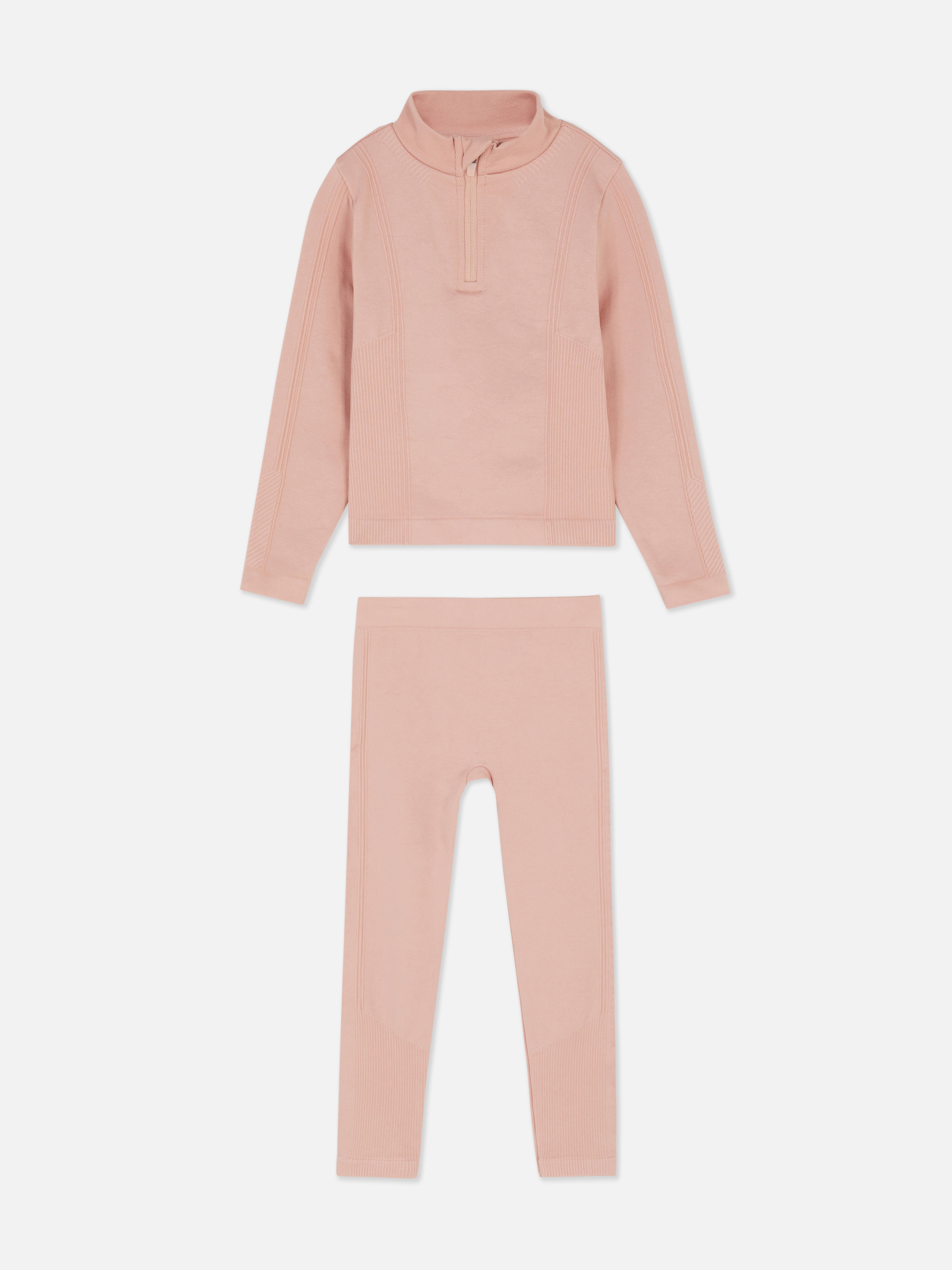 2-7 ans | Ensemble à veste zippée sans coutures
