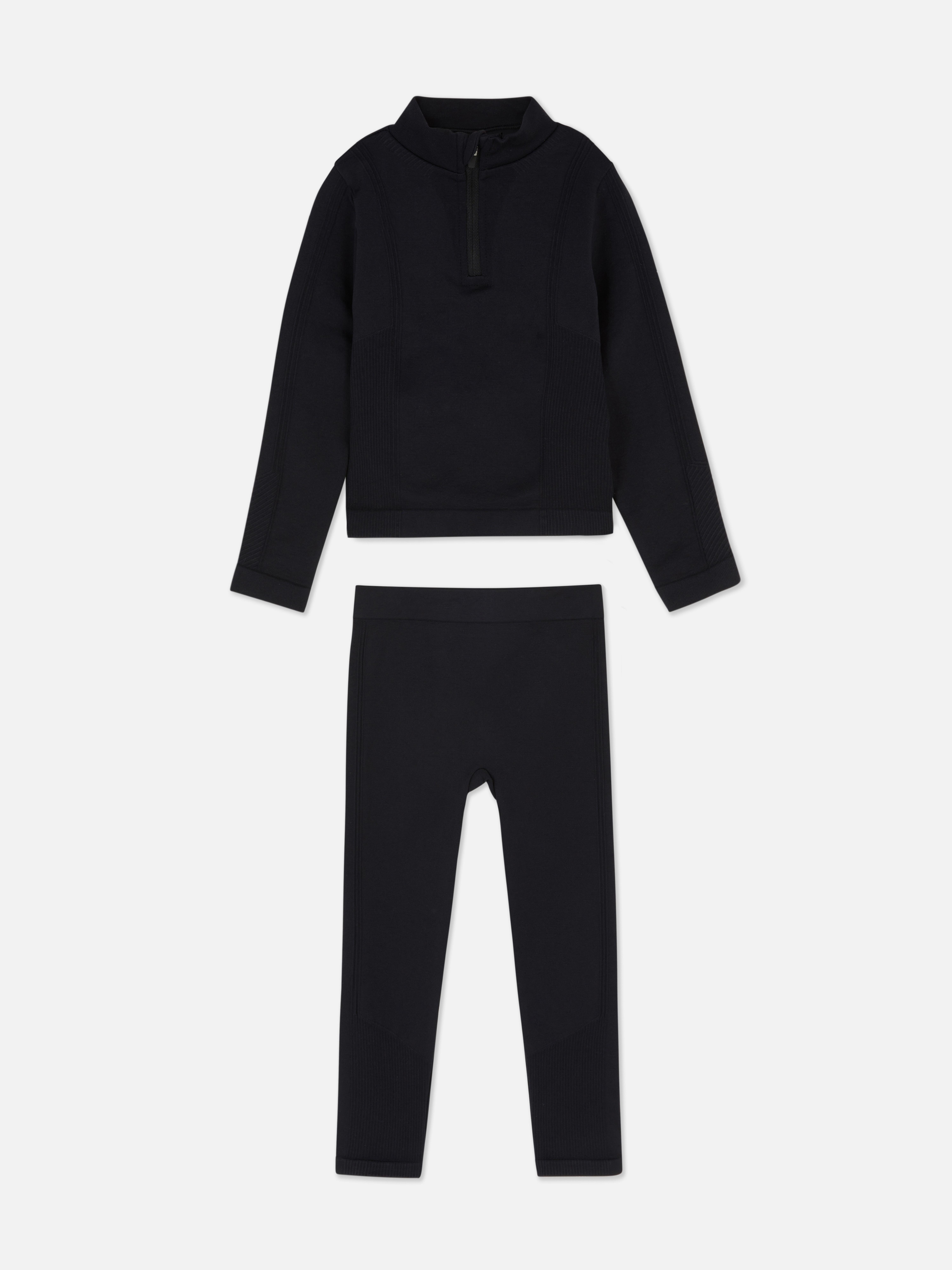 2-7 yrs | Seamless Zip Jacket Set