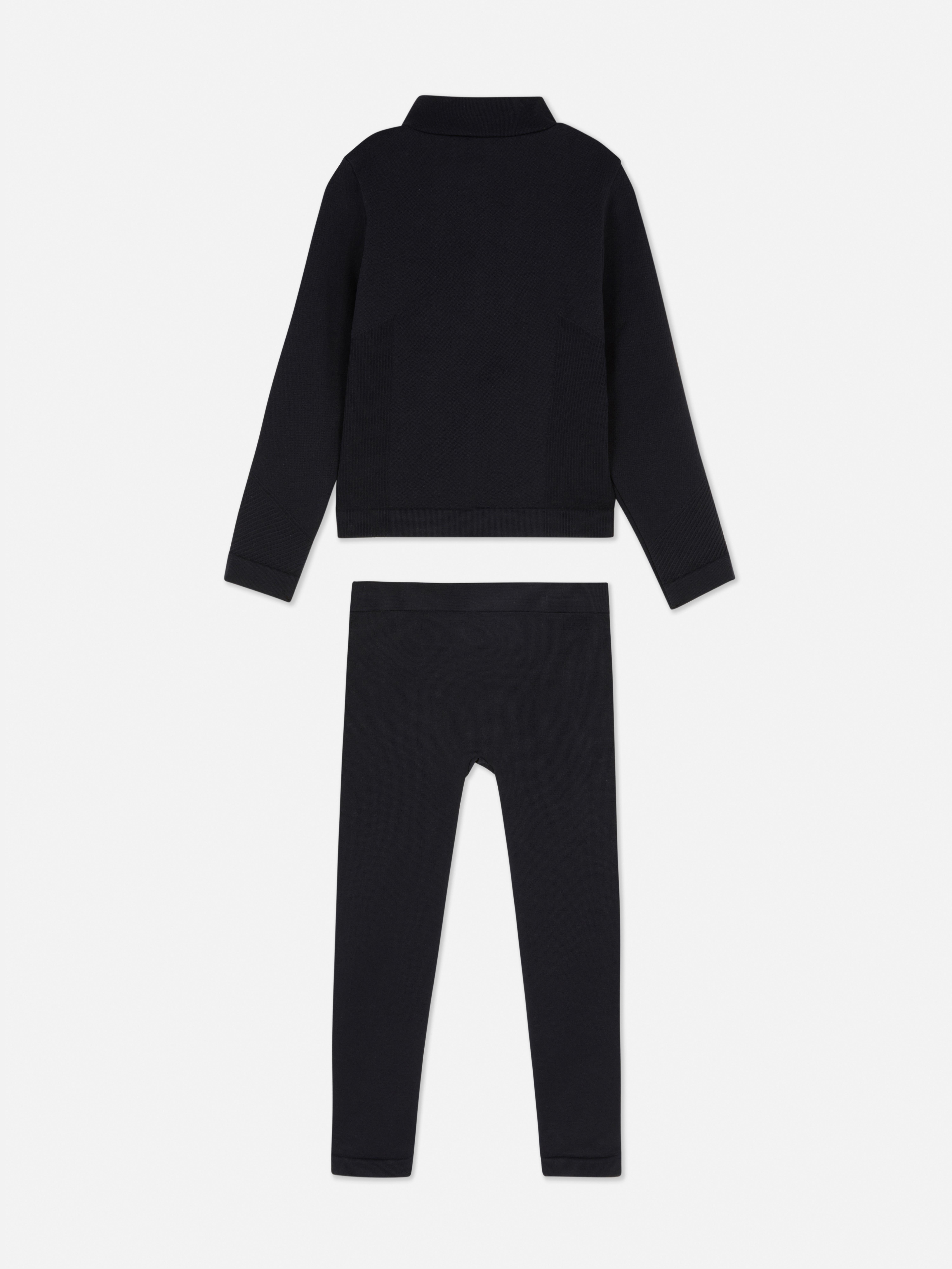 1.5-7 yrs | Seamless Zip Jacket Set