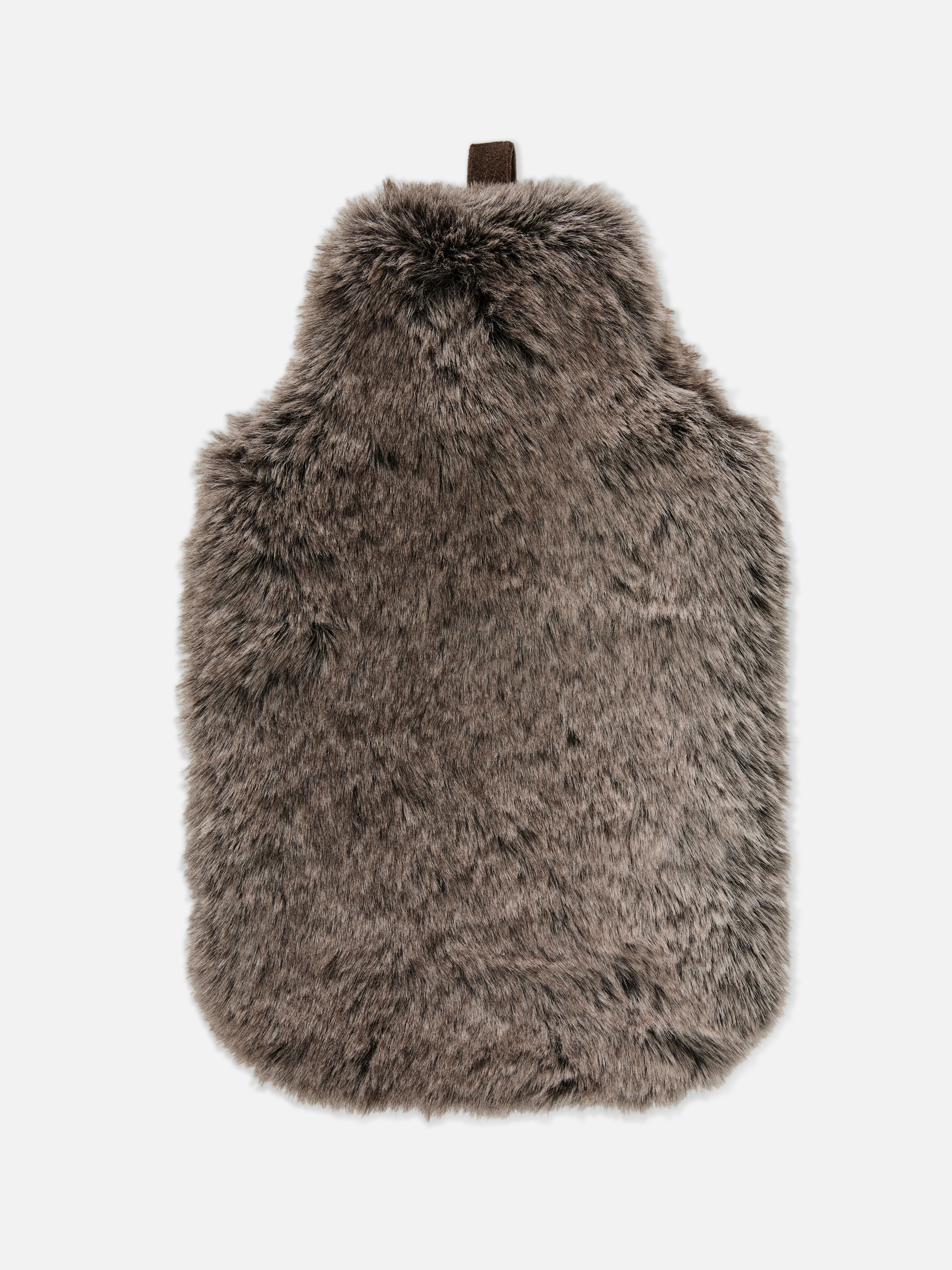 Warmwaterkruik met imitatiebont