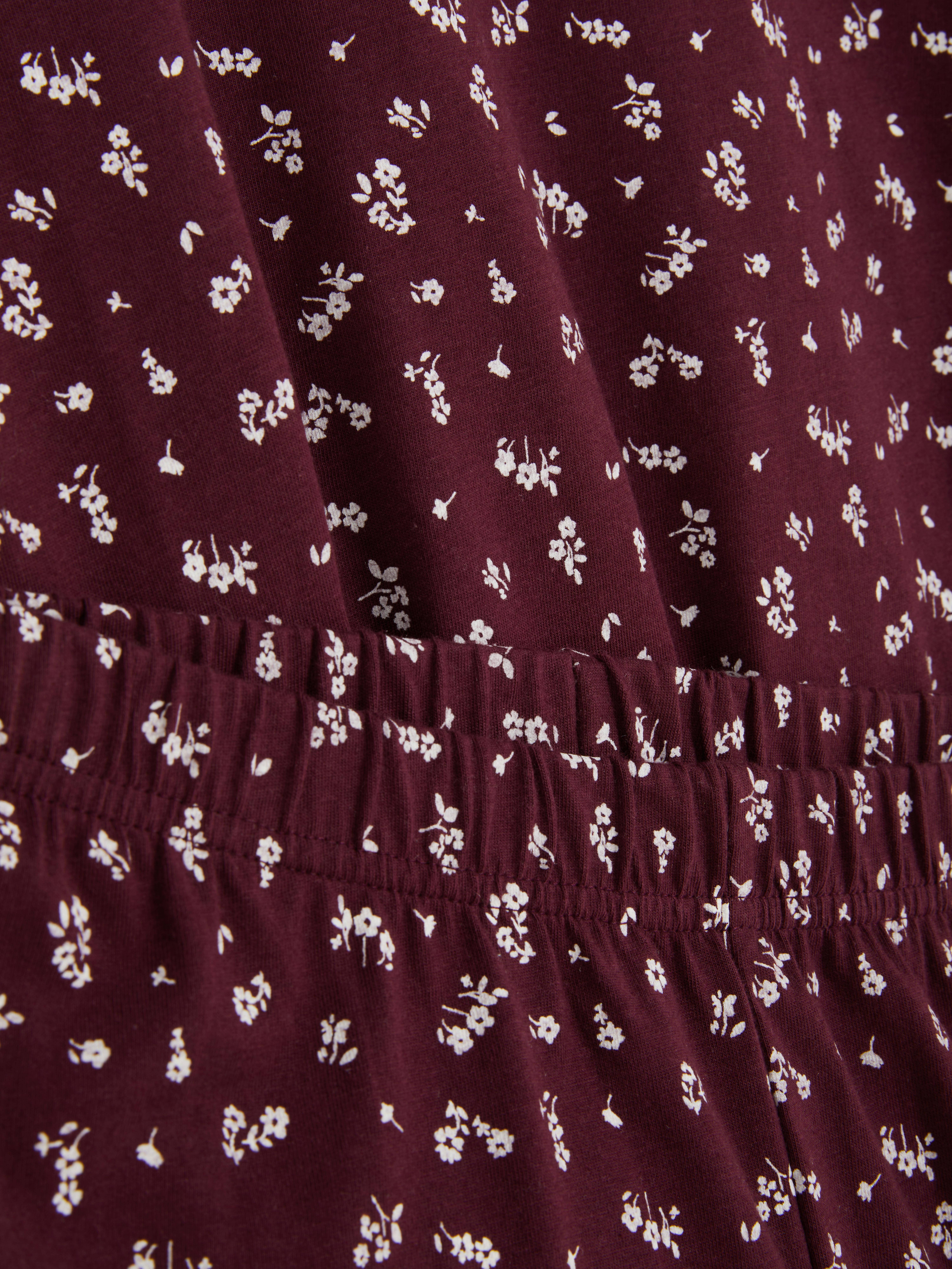 Patterned Long Pyjama Set