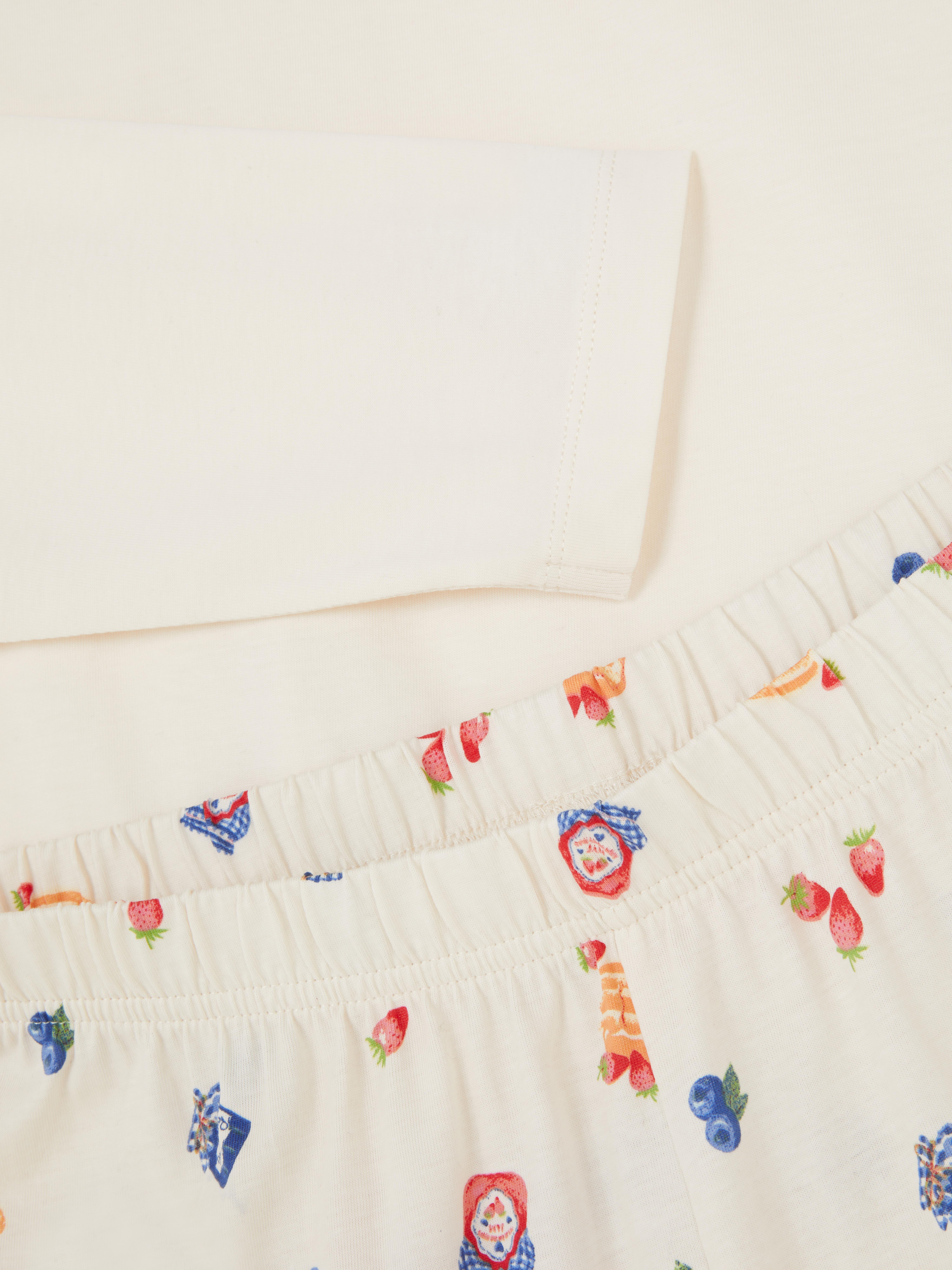 Pijama de manga larga estampado