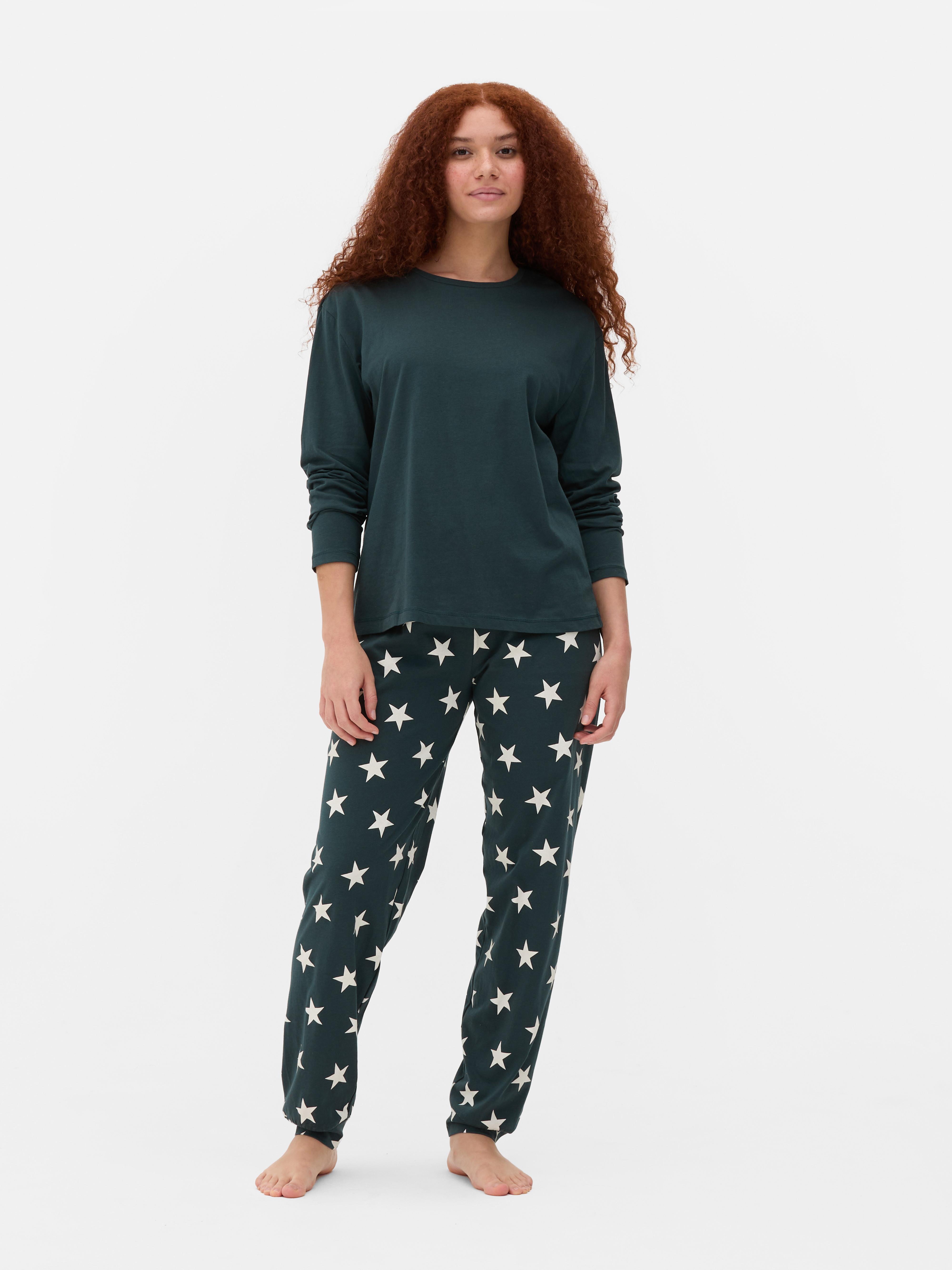 Pyjama imprimé à manches longues
