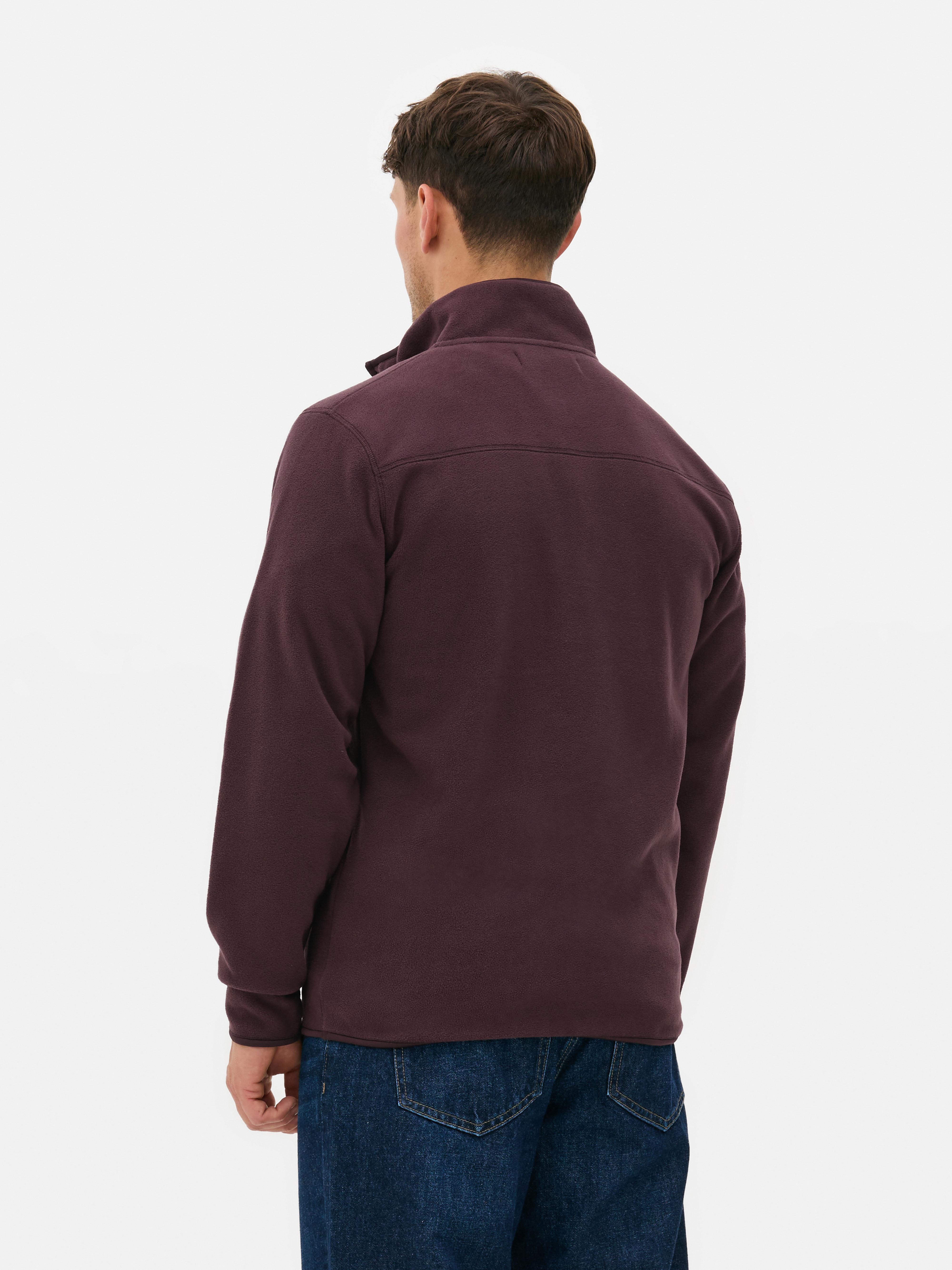 Pull en molleton à col zippé