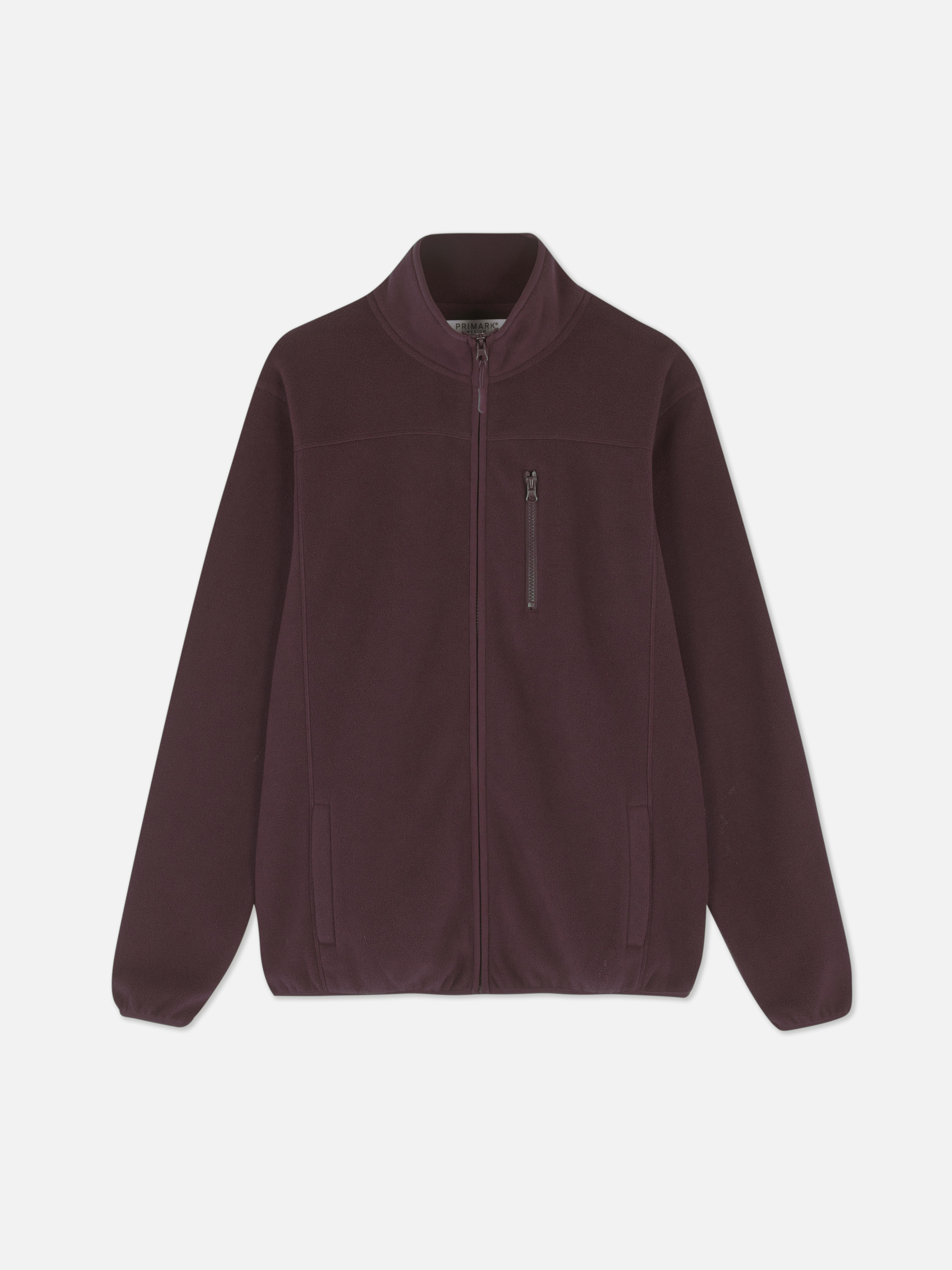 Pull en molleton à col zippé