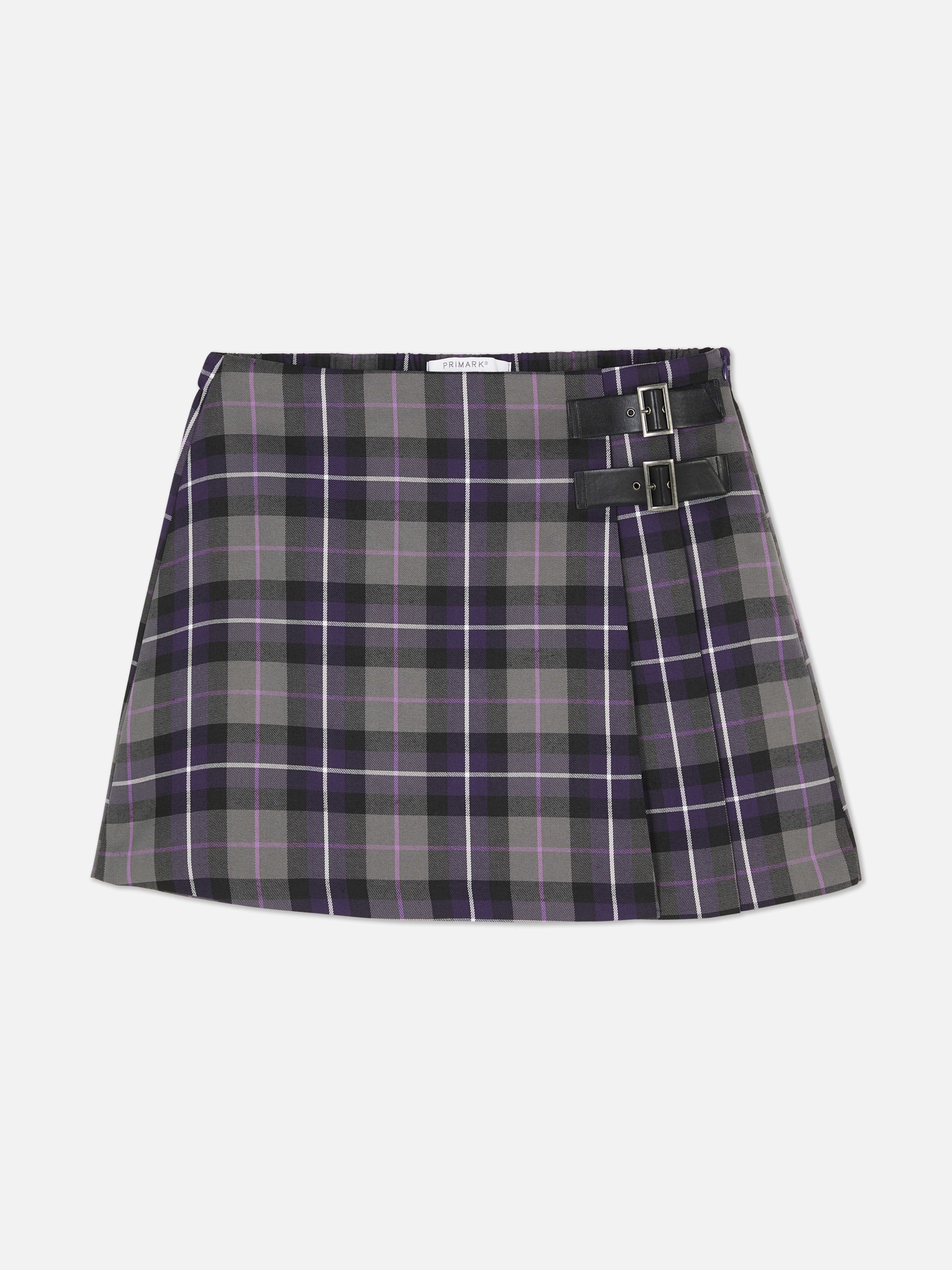 Women's Multi Colleen Atwood X Wednesday Buckle Mini Skirt