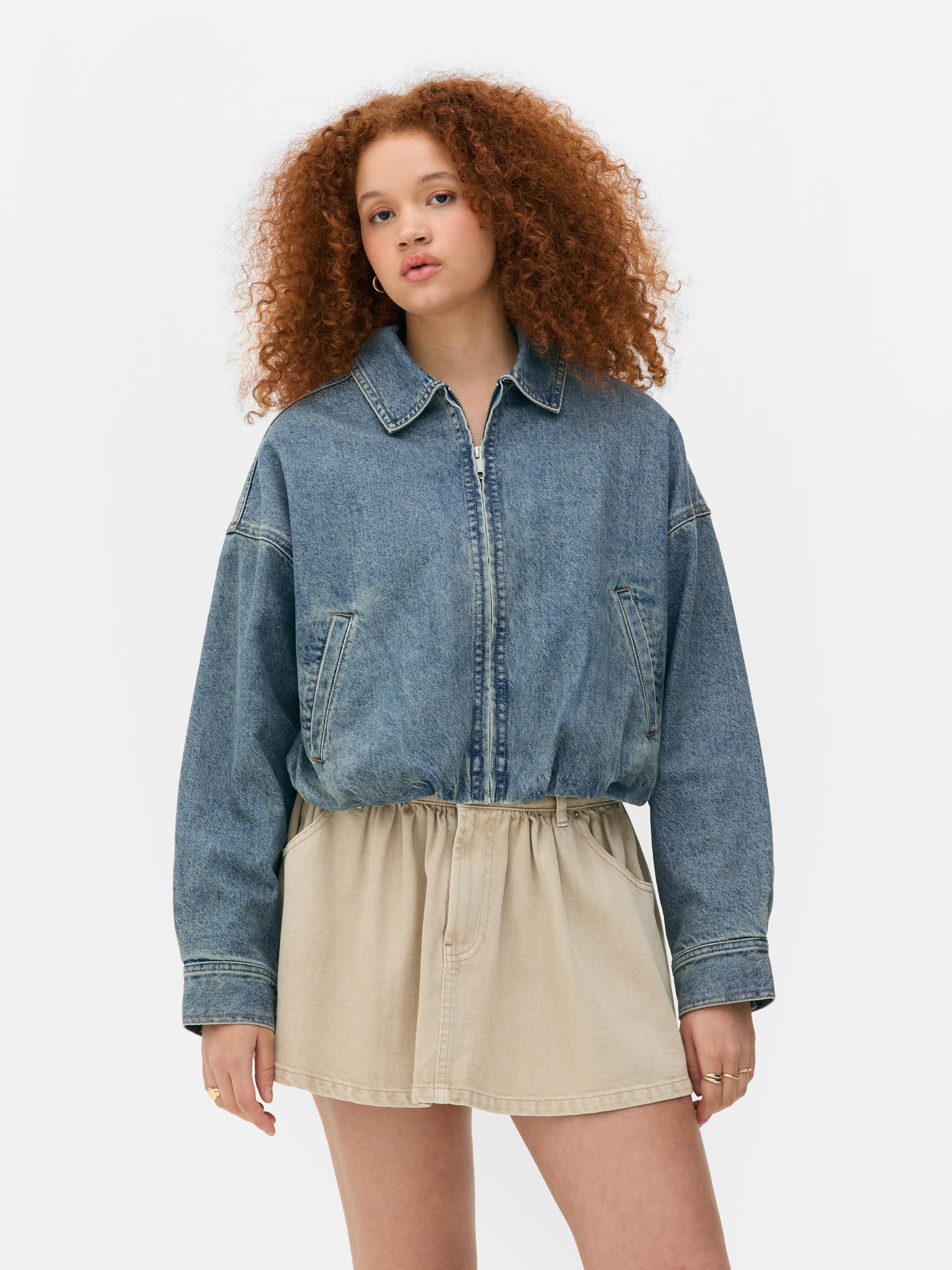 Denim Bomber Jacket