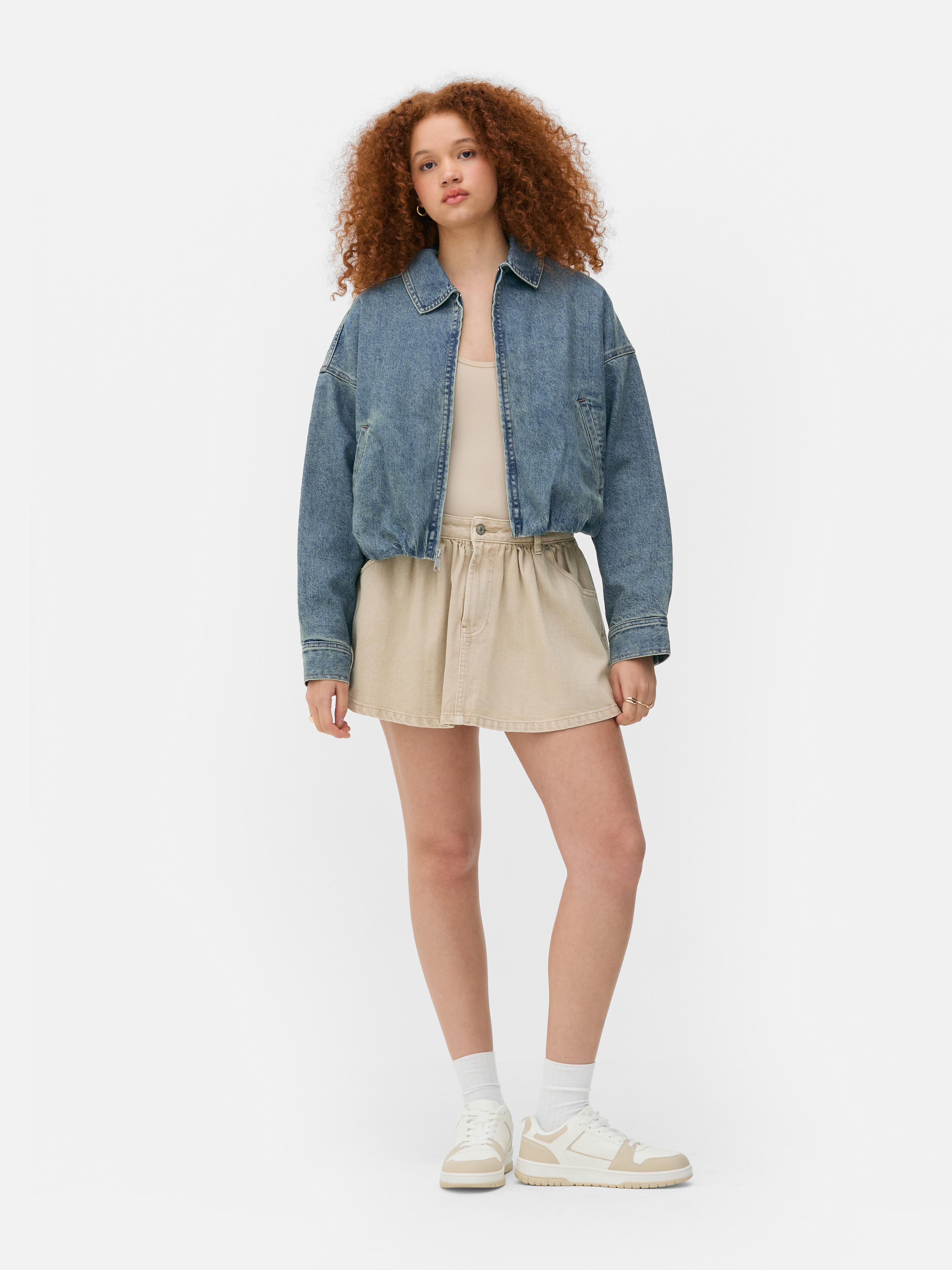 Denim Bomber Jacket