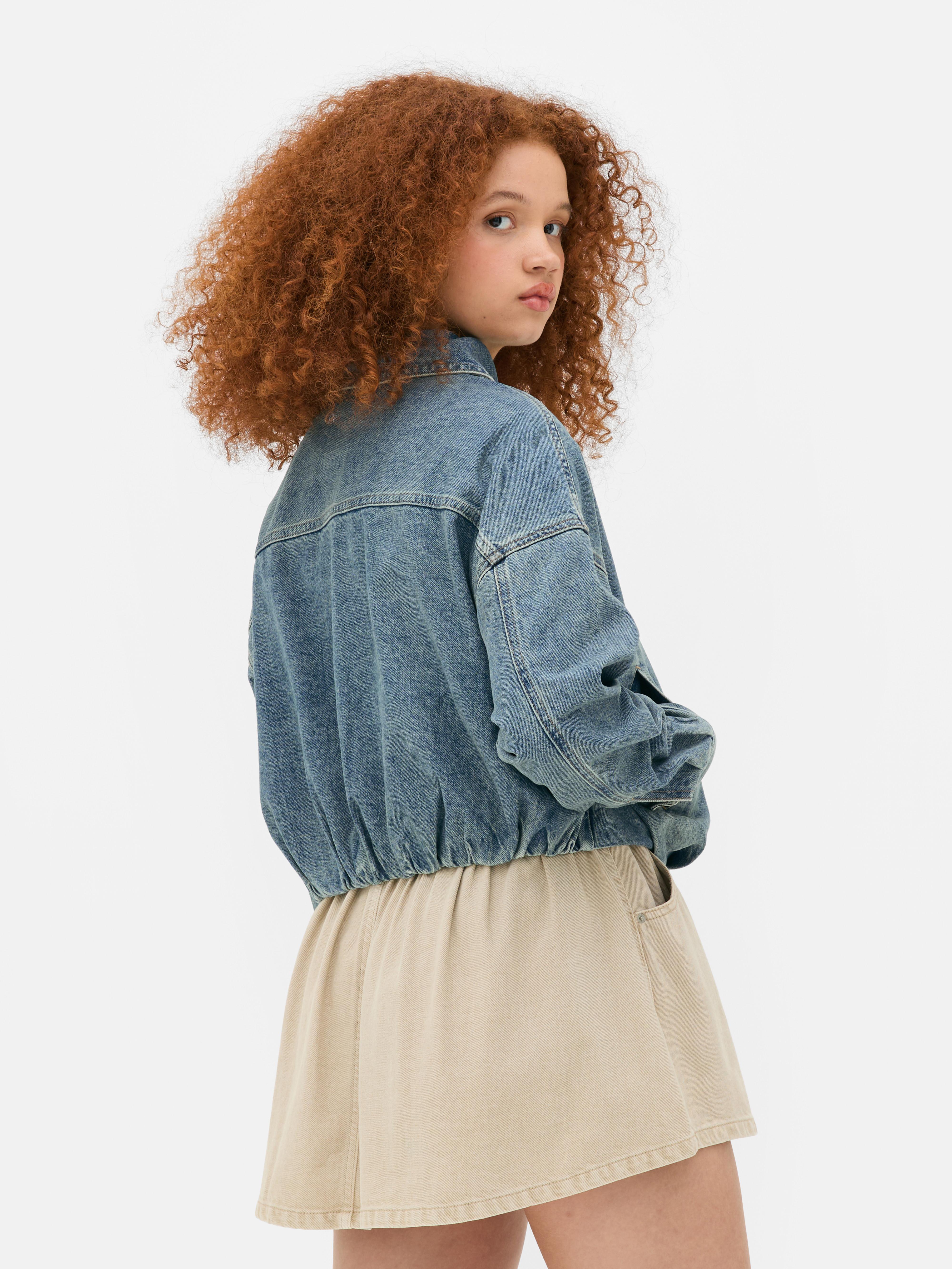 Denim Bomber Jacket