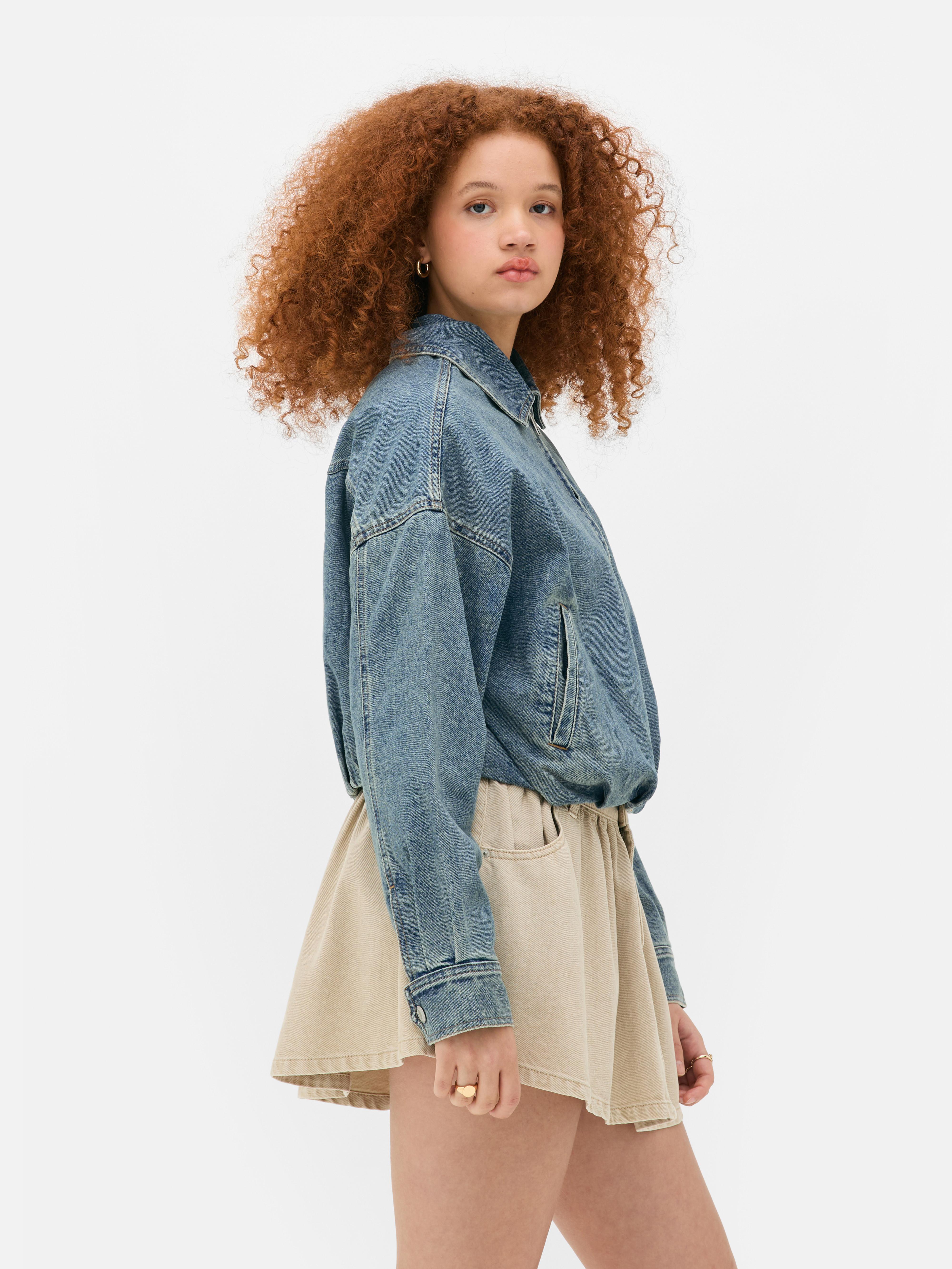 Denim Bomber Jacket