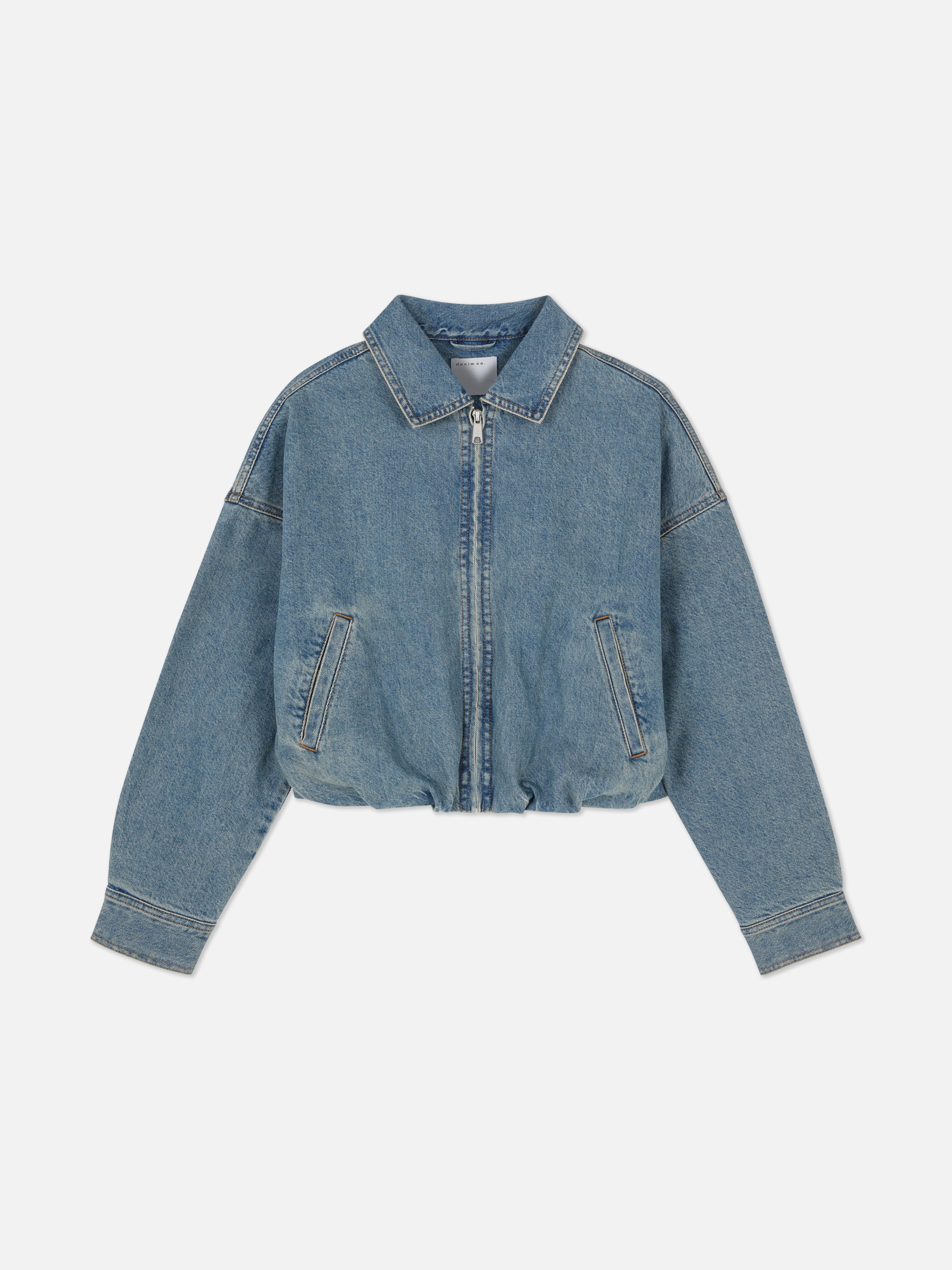 Denim Bomber Jacket
